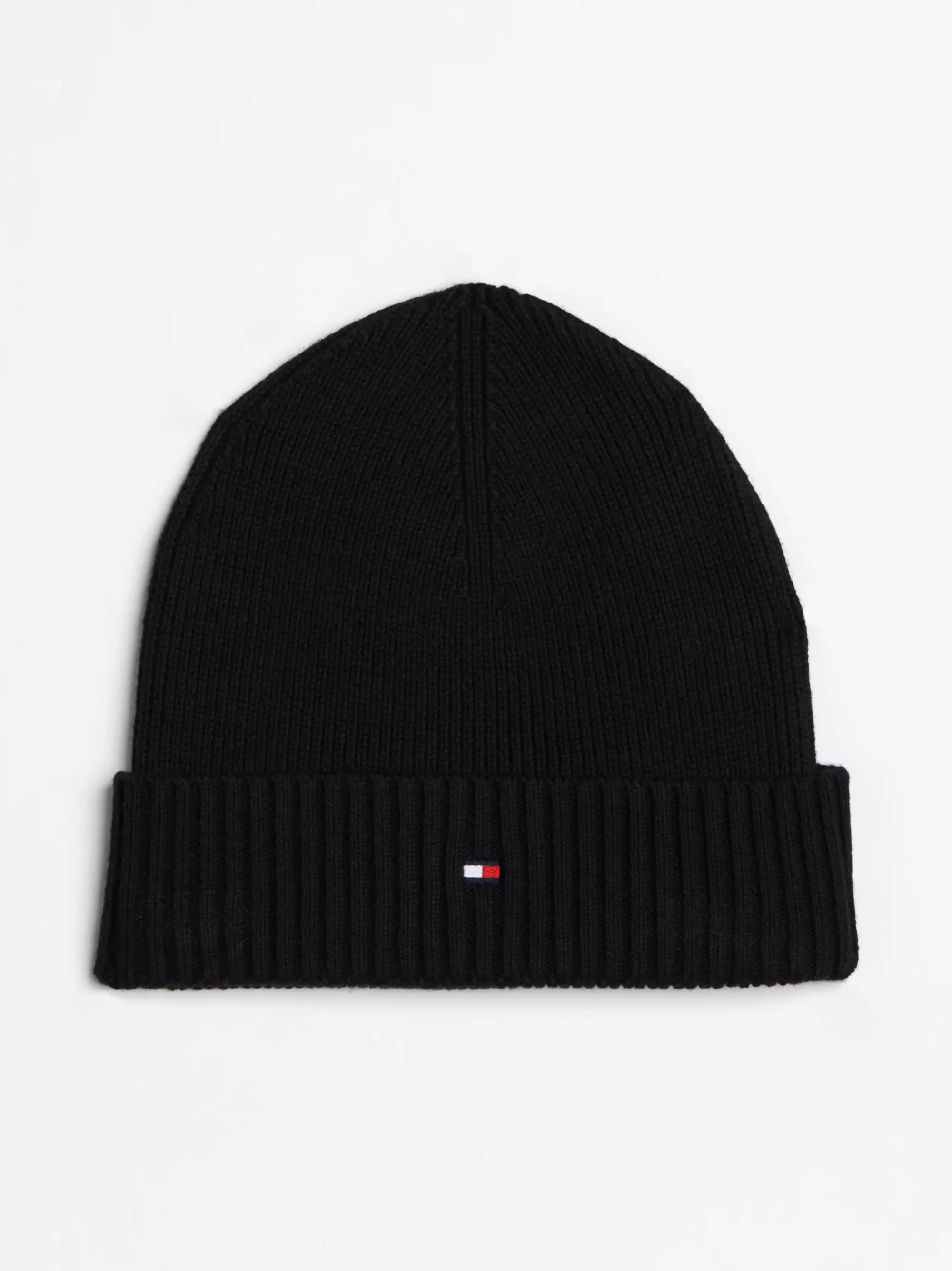 Mutsen | Mutsen, Handschoenen & Sjaals*Tommy Hilfiger Beanie Met Kasjmier En Hilfiger-vlag BLACK