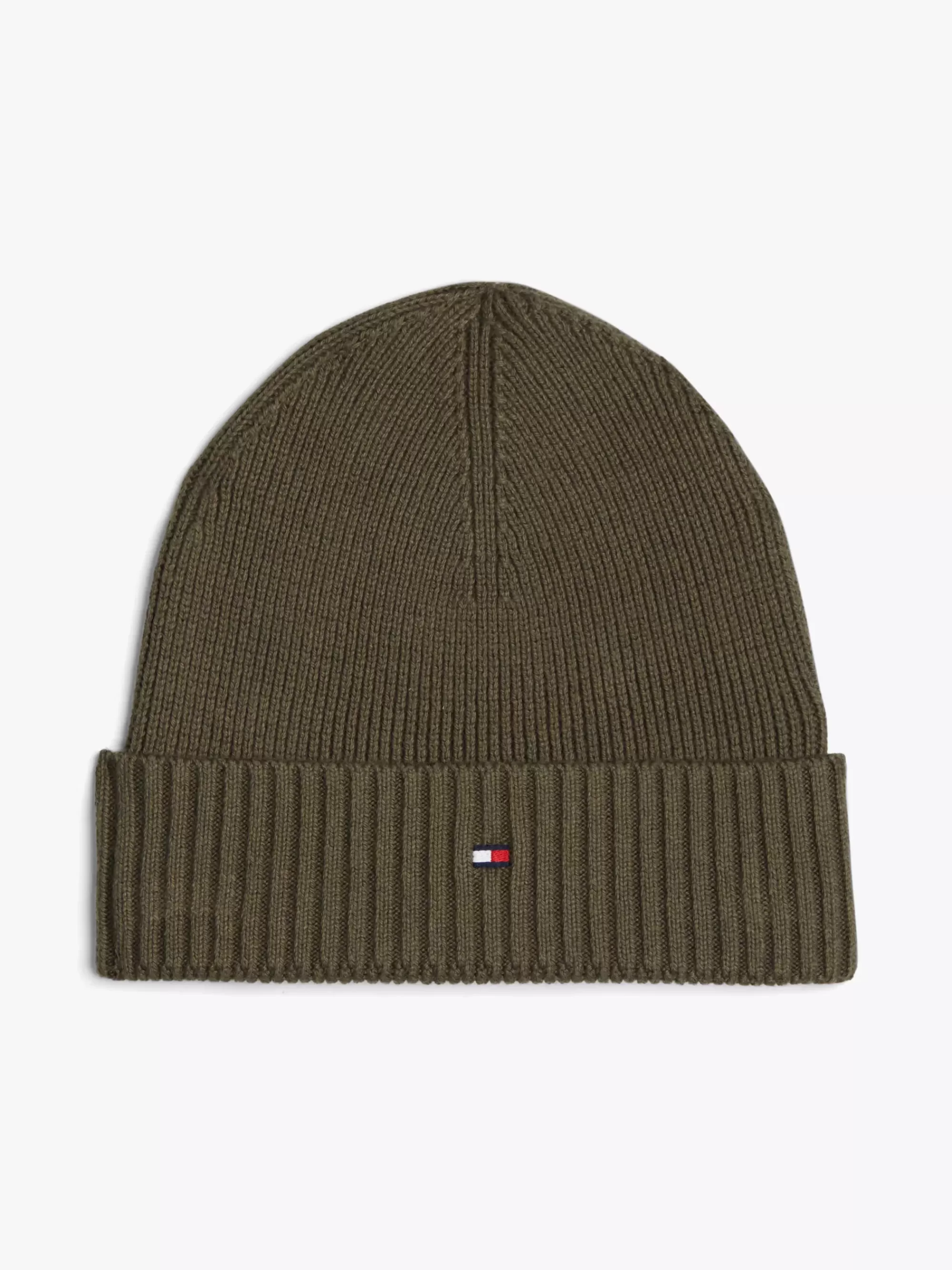 Mutsen | Mutsen, Handschoenen & Sjaals*Tommy Hilfiger Beanie Met Kasjmier En Hilfiger-vlag ARMY GREEN