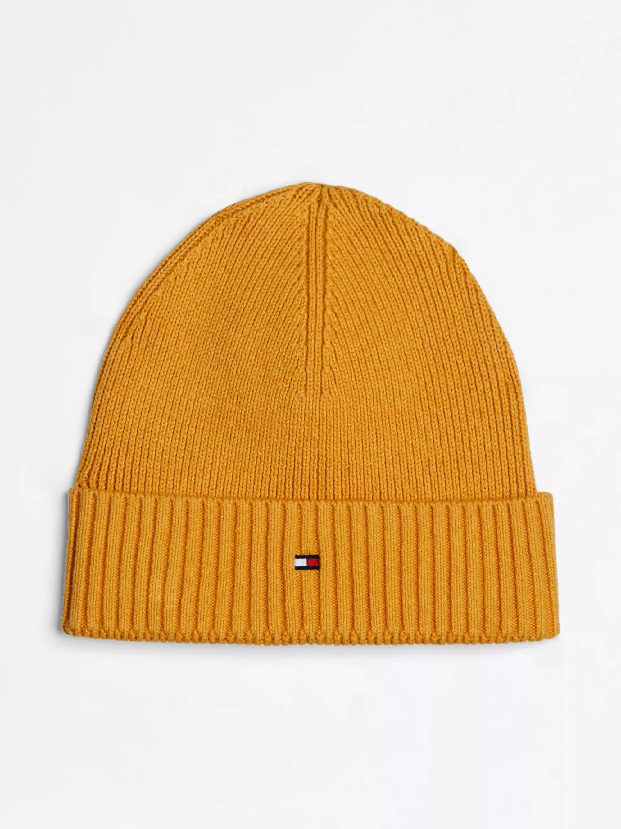 Mutsen | Mutsen, Handschoenen & Sjaals*Tommy Hilfiger Beanie Met Kasjmier En Hilfiger-vlag CITY YELLOW