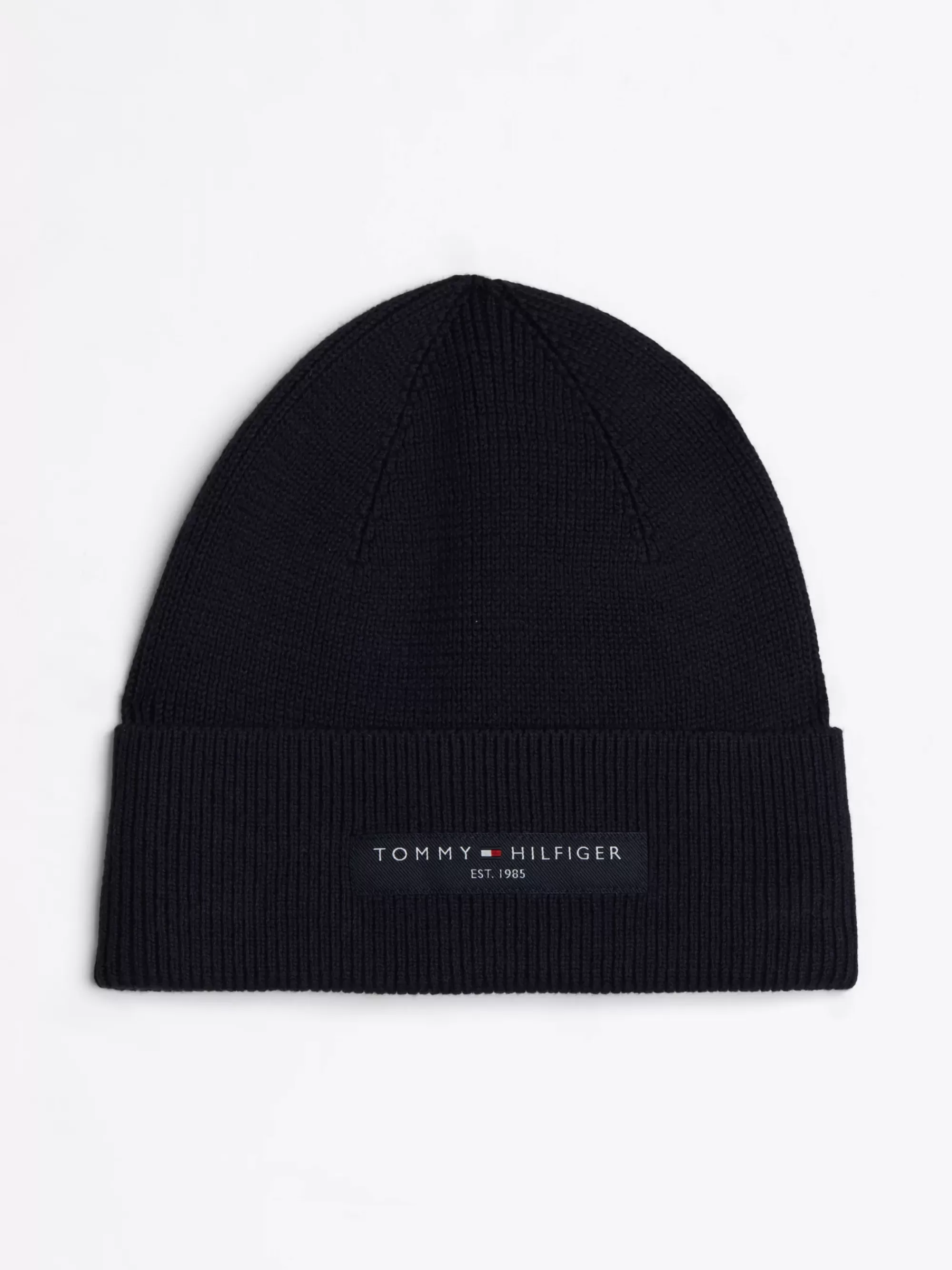 Mutsen | Mutsen, Handschoenen & Sjaals*Tommy Hilfiger Beanie Met Omslag En Logopatch SPACE BLUE
