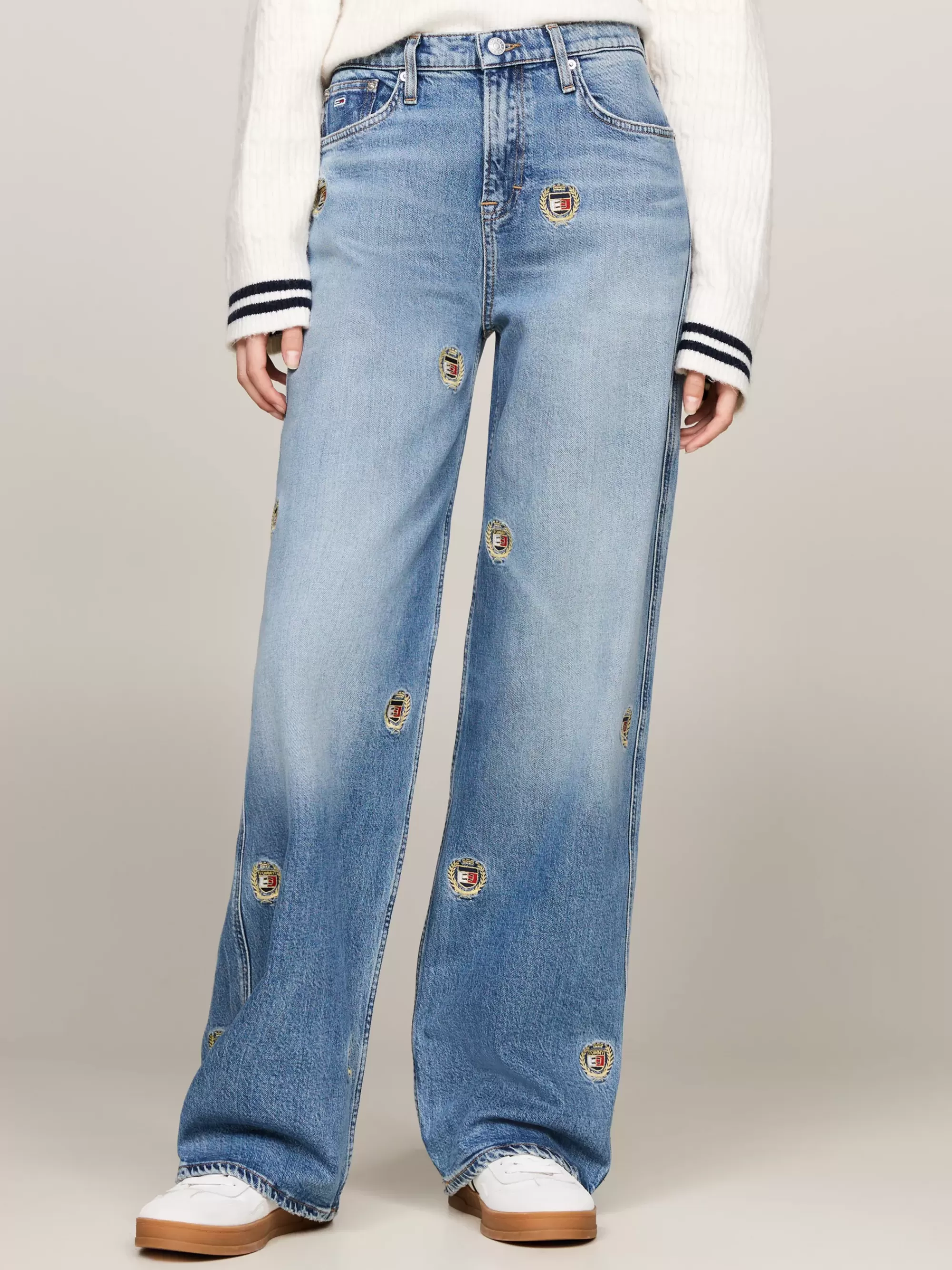 Jeans*Tommy Hilfiger Betsy Mid Rise Jeans Met Wijde Fit DENIM MEDIUM