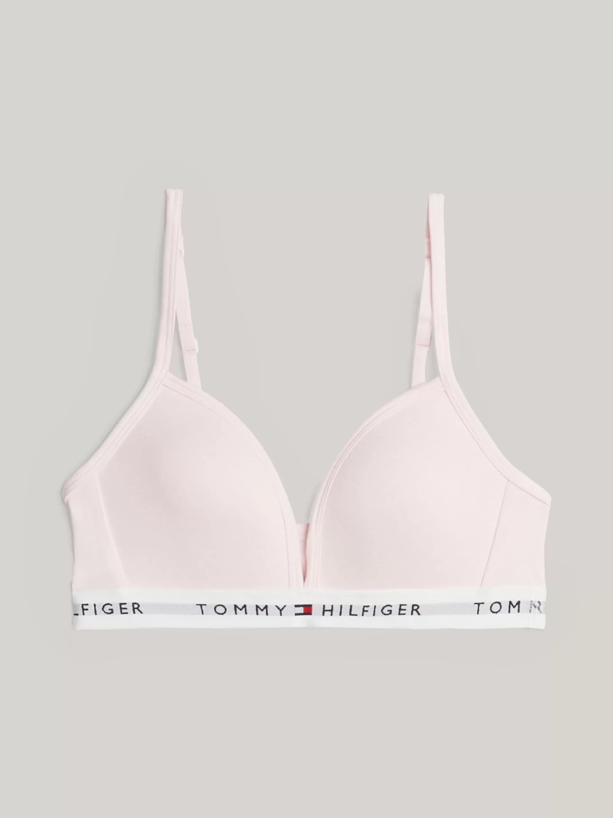 Ondergoed & Sokken*Tommy Hilfiger Bh Met Gewatteerde Triangelcups LIGHT PINK