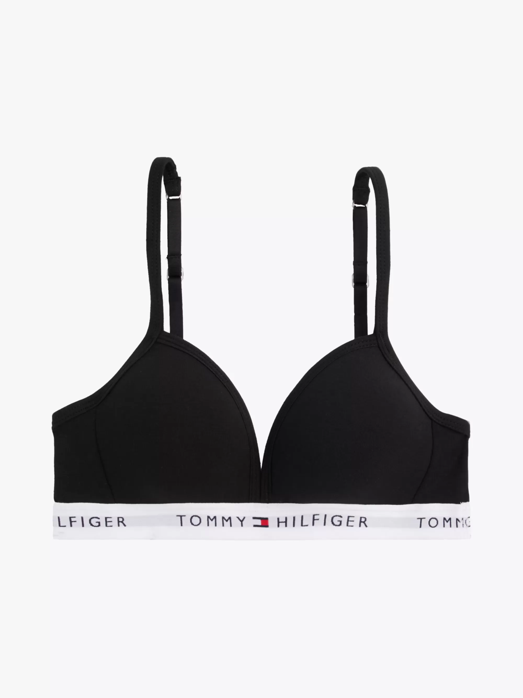 Ondergoed & Sokken*Tommy Hilfiger Bh Met Gewatteerde Triangelcups BLACK