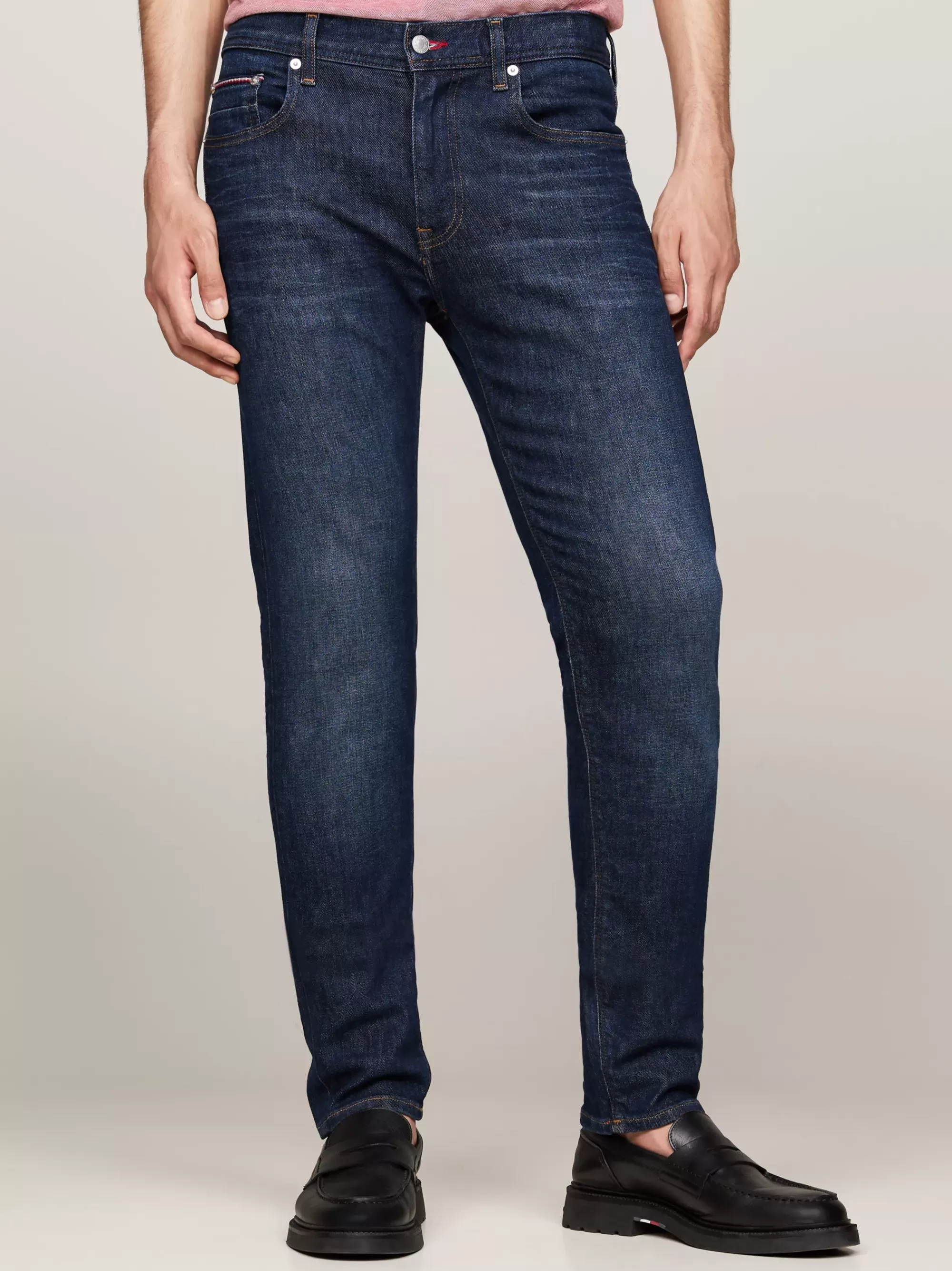 Jeans*Tommy Hilfiger Bleecker Slim Jeans Met Fading BENTON BLUE