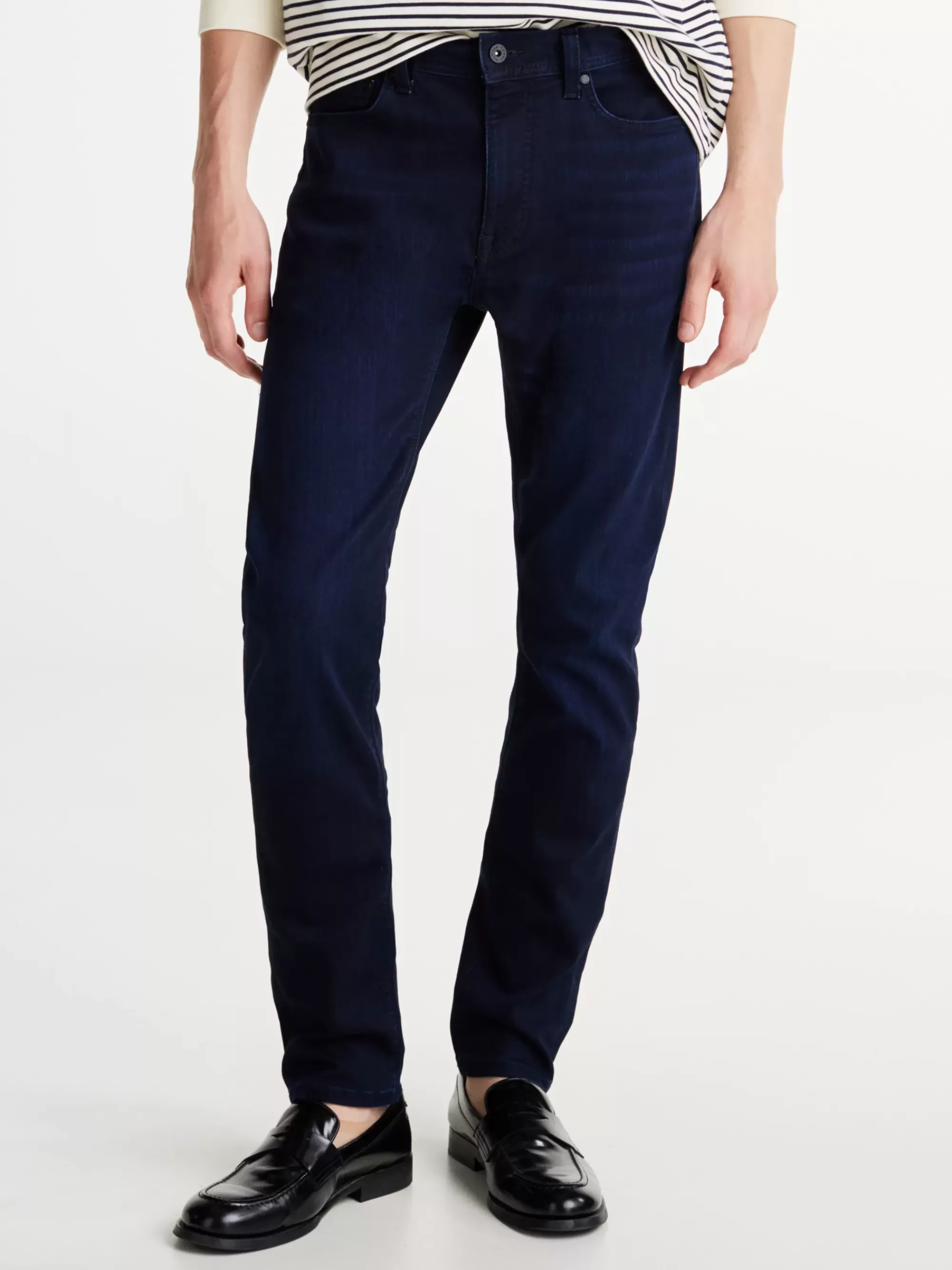 Jeans*Tommy Hilfiger Bleecker Slim Jeans Met Geborduurd Embleem DENALI INDIGO
