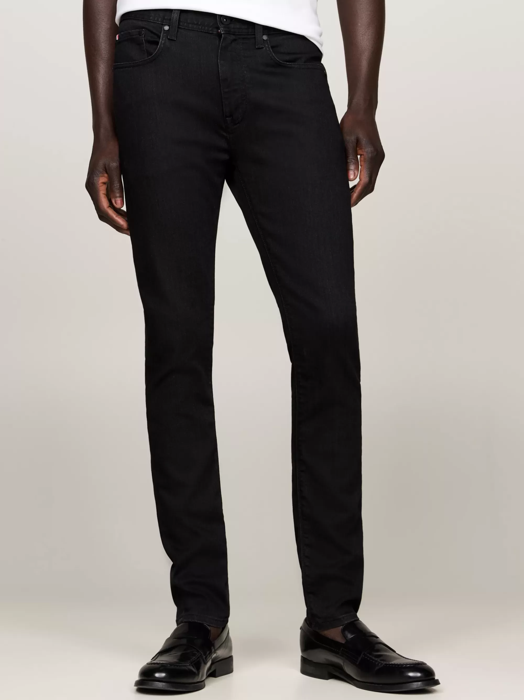Jeans*Tommy Hilfiger Bleecker Zwarte Slim Jeans BRYCE BLACK