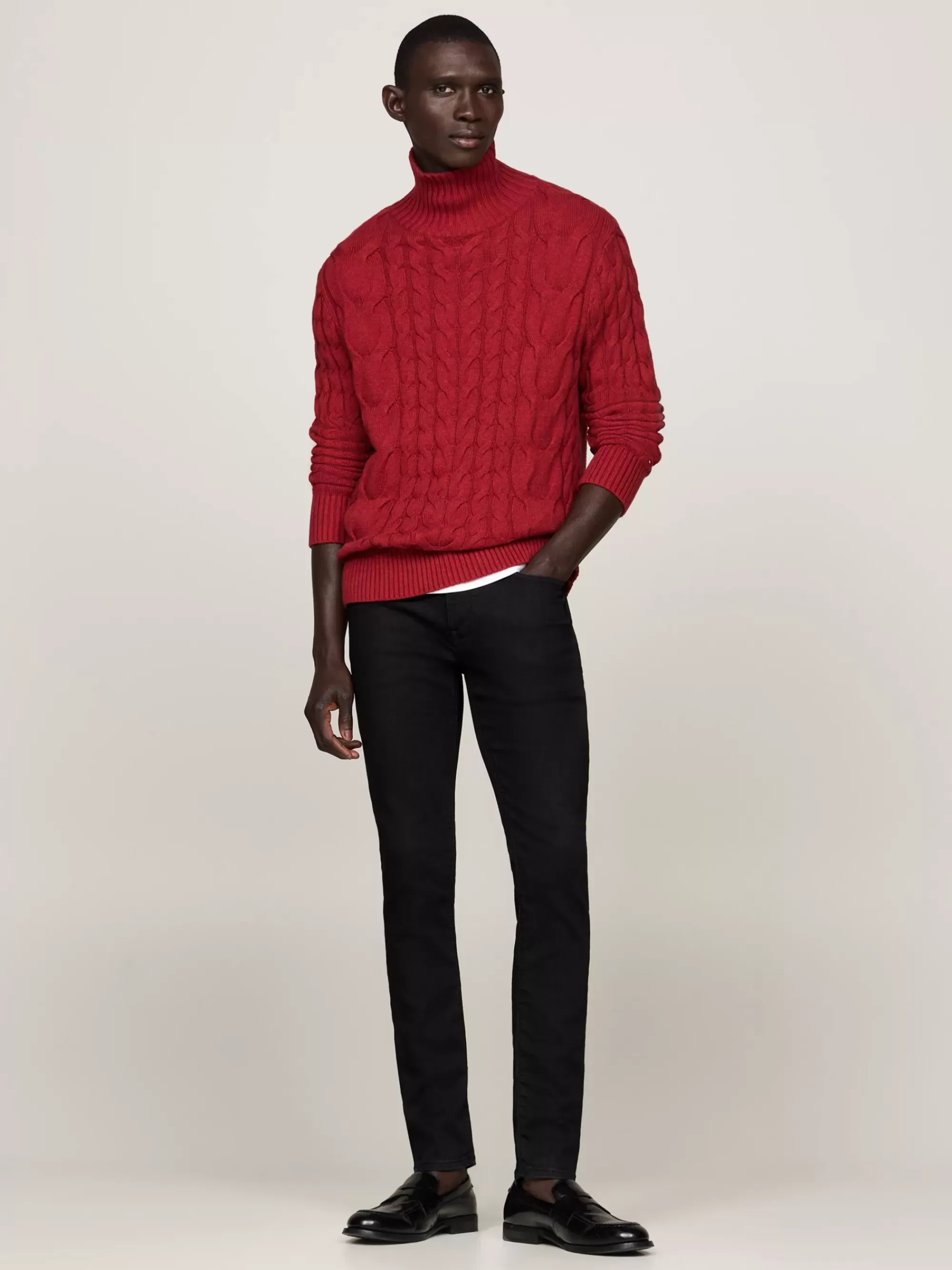 Jeans*Tommy Hilfiger Bleecker Zwarte Slim Jeans BRYCE BLACK