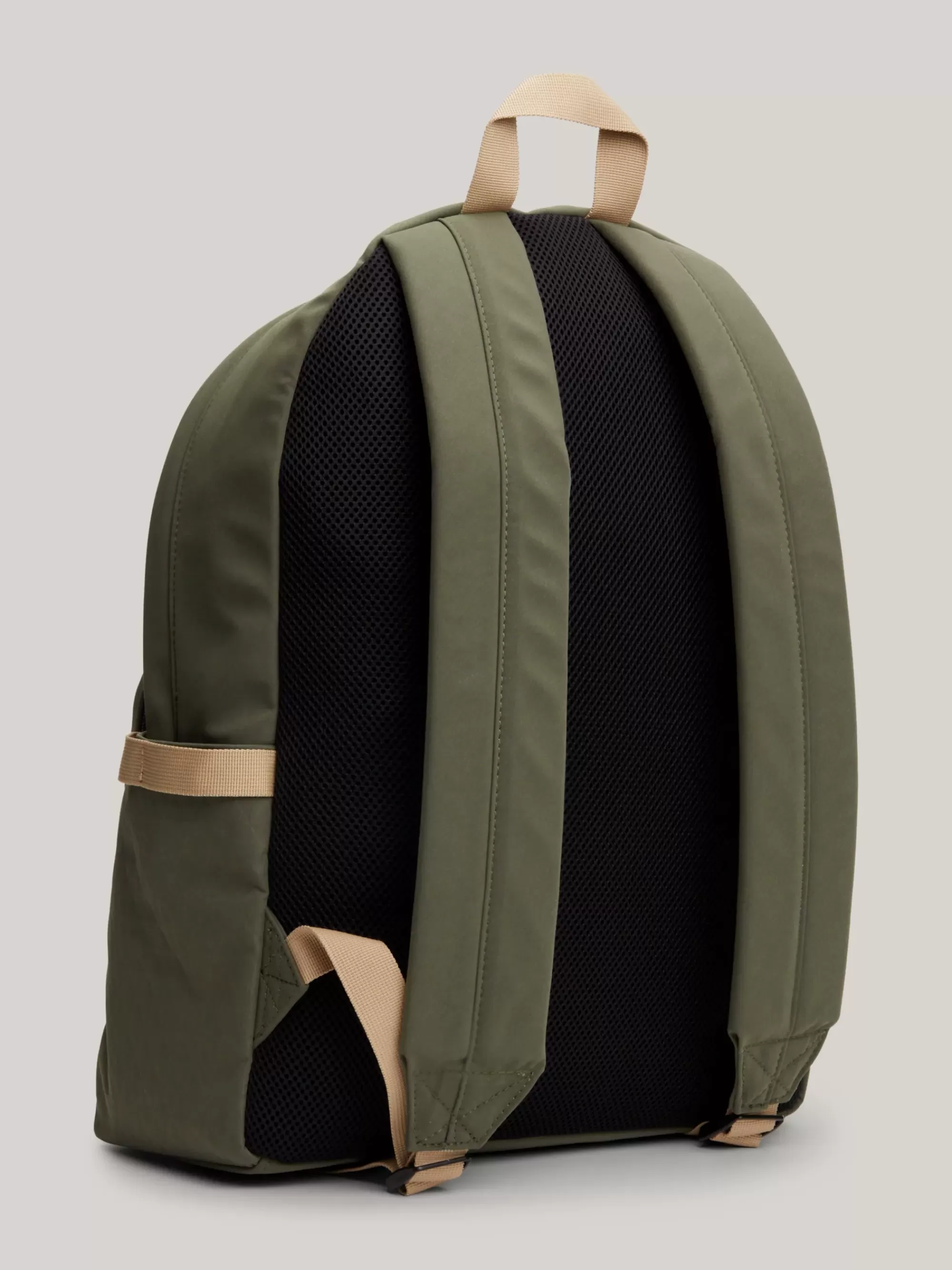 Rugzakken*Tommy Hilfiger Bolvormige Rugzak Met Doorgestikte Zak PEWTER GREEN