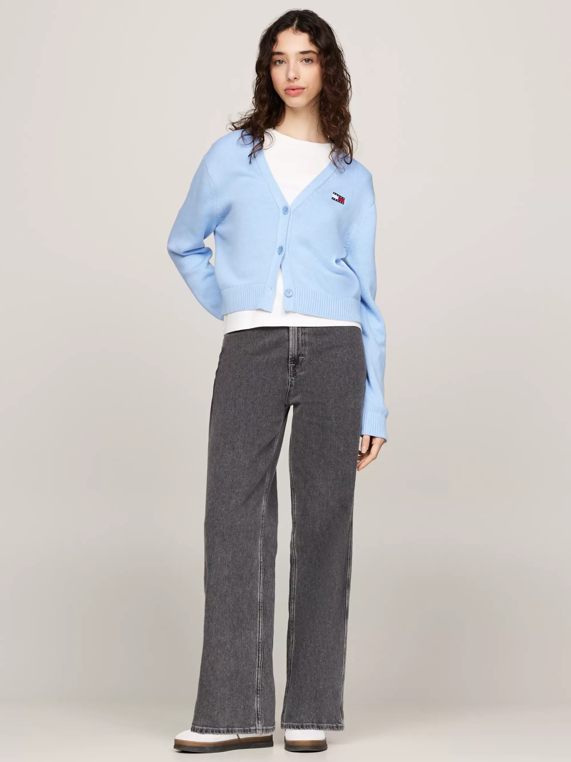 Vesten | Truien & Vesten*Tommy Hilfiger Boxy Vest Met Tommy-badge VESSEL BLUE