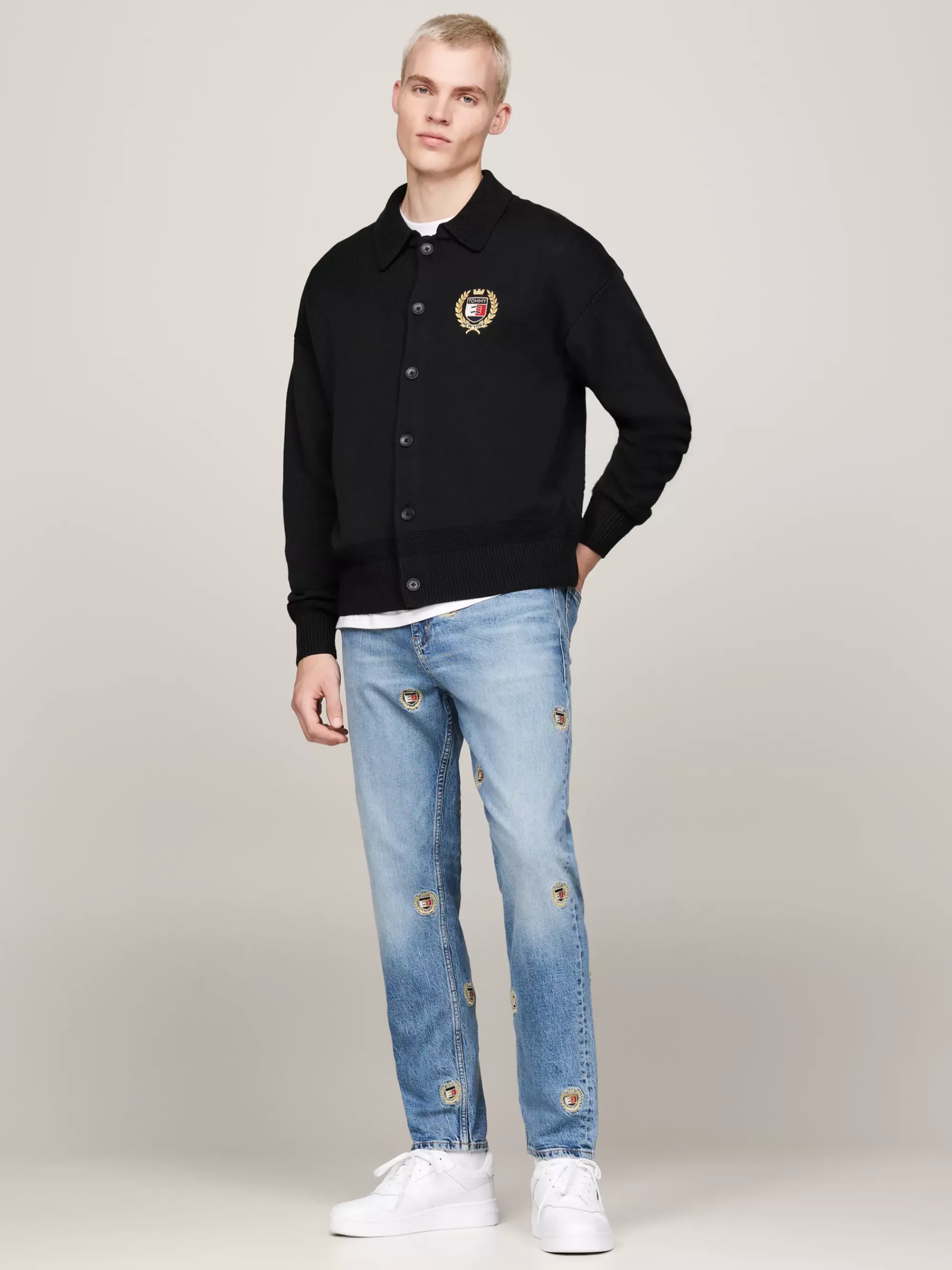 Truien | Truien & Vesten*Tommy Hilfiger Boxy Vest Met Wol En Kraag BLACK