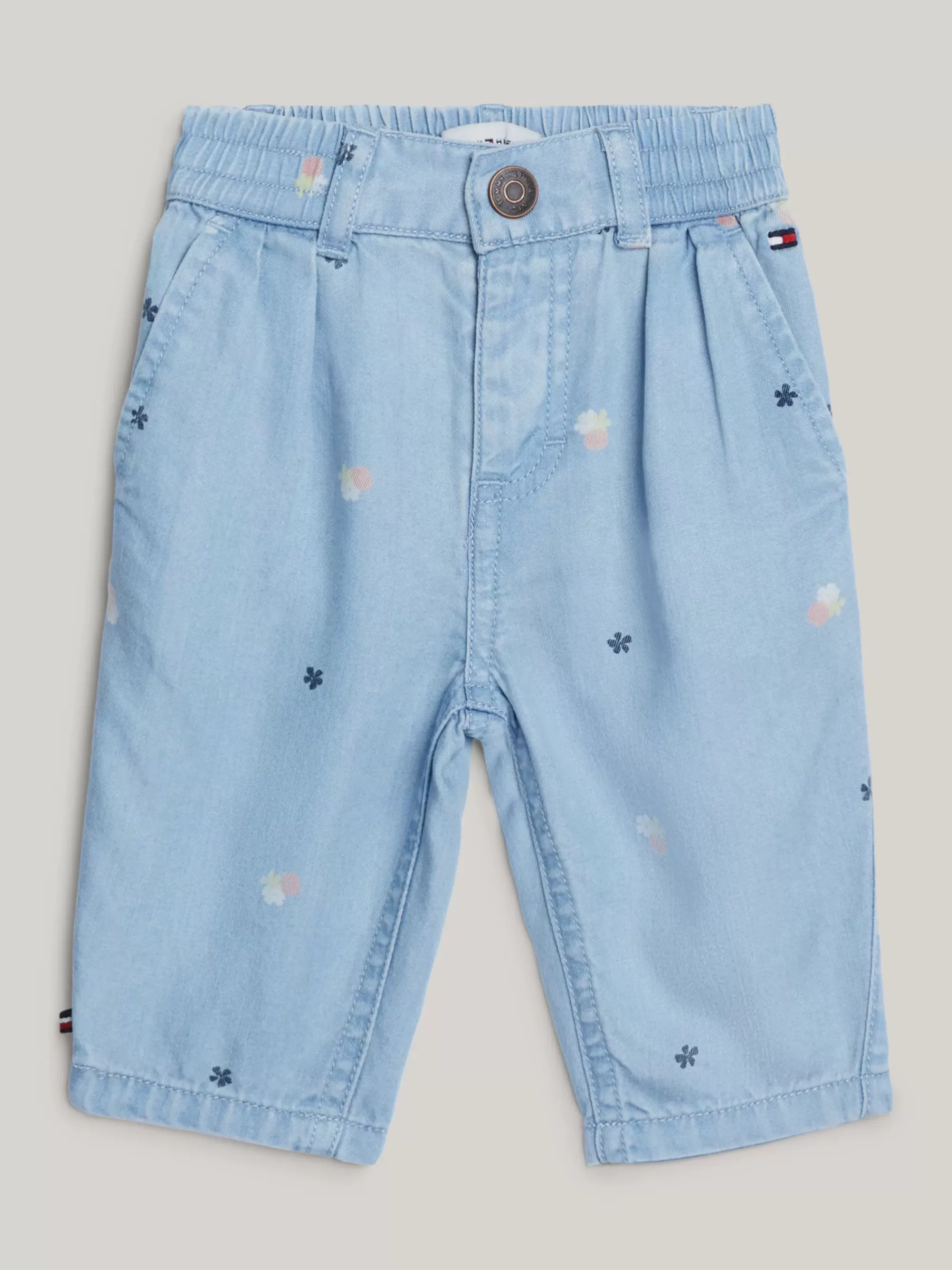Meisjes | Jongens*Tommy Hilfiger Broek Met Bloemenprint DENIM LIGHT