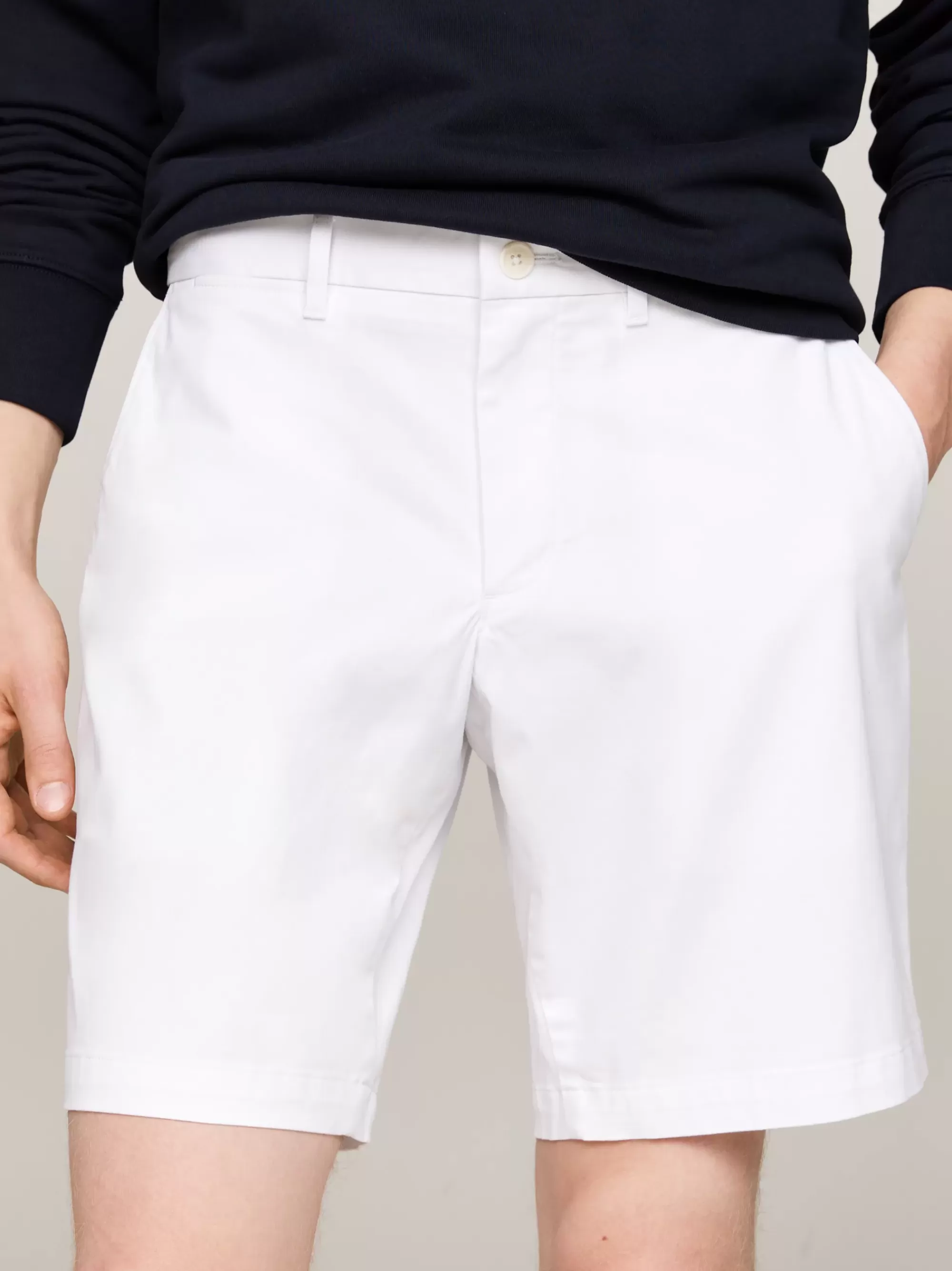 Korte Broeken*Tommy Hilfiger Brooklyn 1985 Chinoshort TH OPTIC WHITE