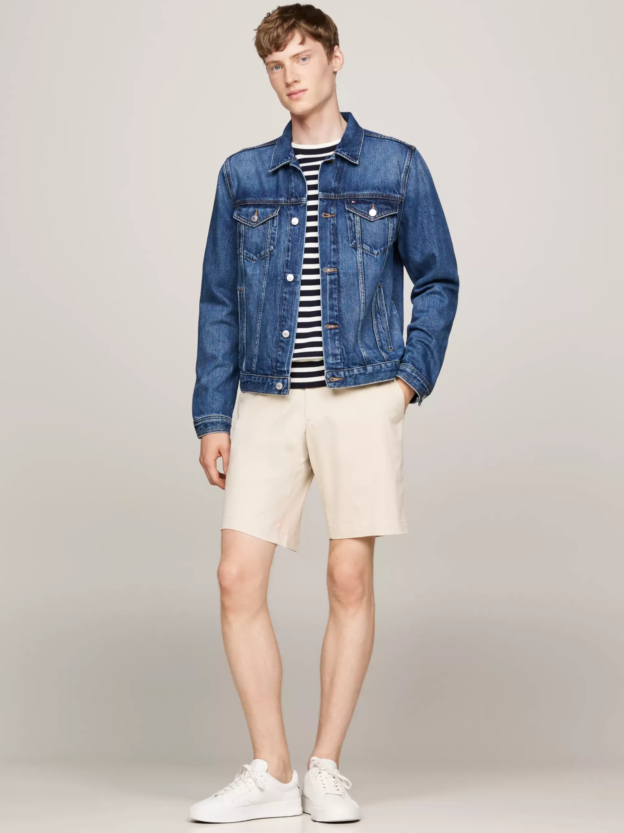 Korte Broeken*Tommy Hilfiger Brooklyn 1985 Chinoshort CLASSIC BEIGE