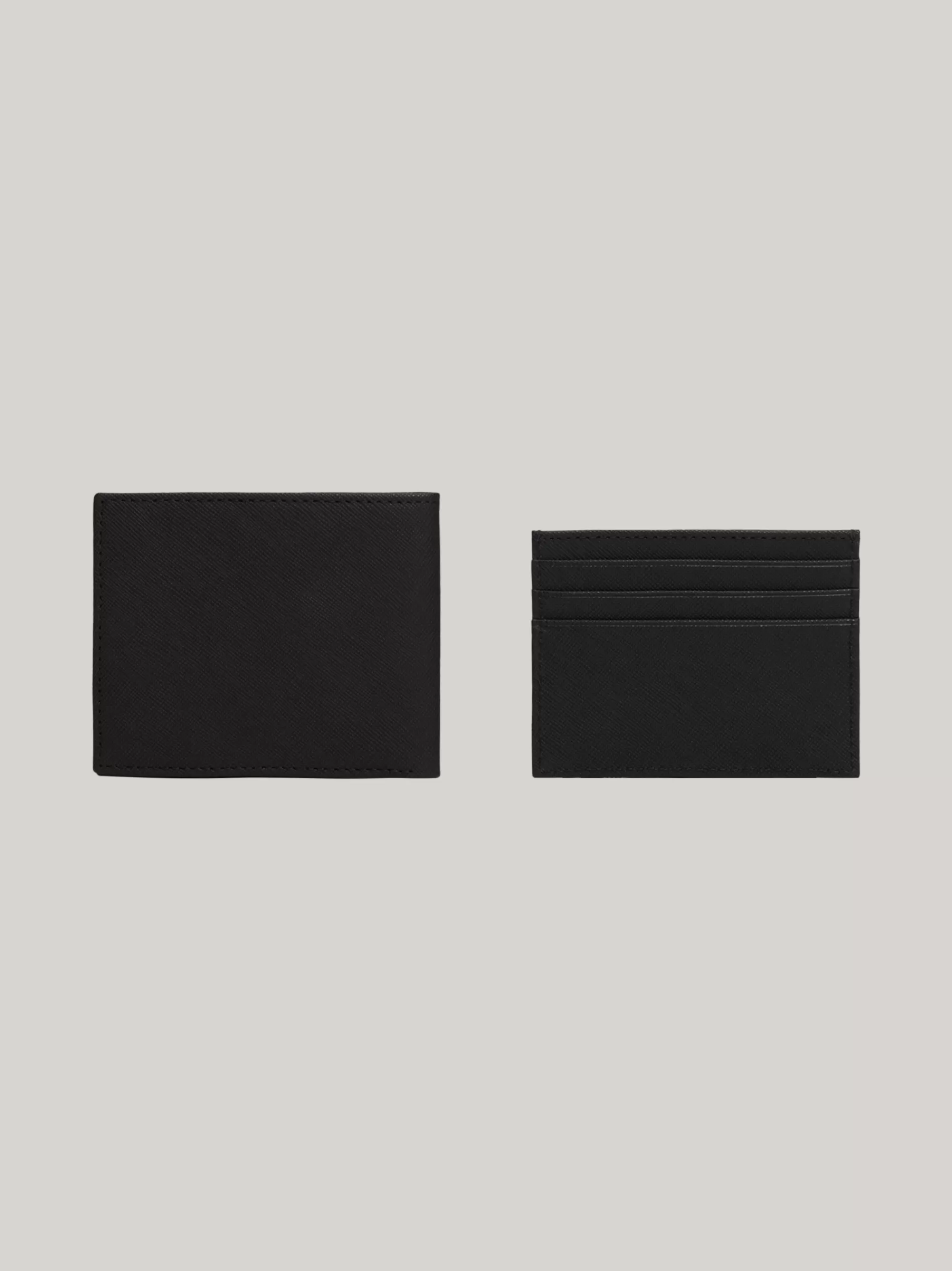 Portemonnees & Sleutelhangers*Tommy Hilfiger Cadeaubox Met Leren Creditcardhouders BLACK