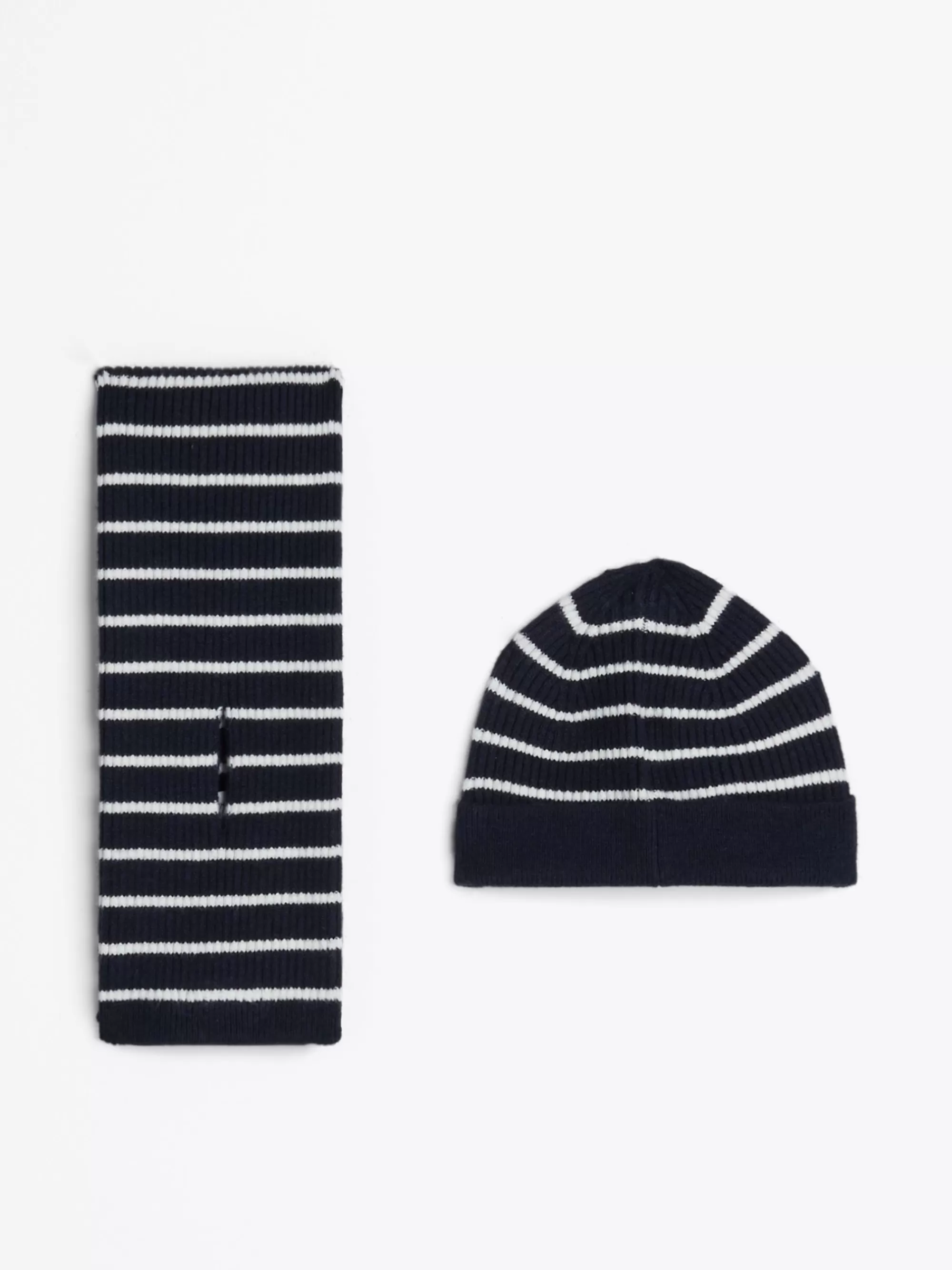 Meisjes | Jongens*Tommy Hilfiger Cadeauset Met Gestreept Mutsje En Sjaal DESERT SKY