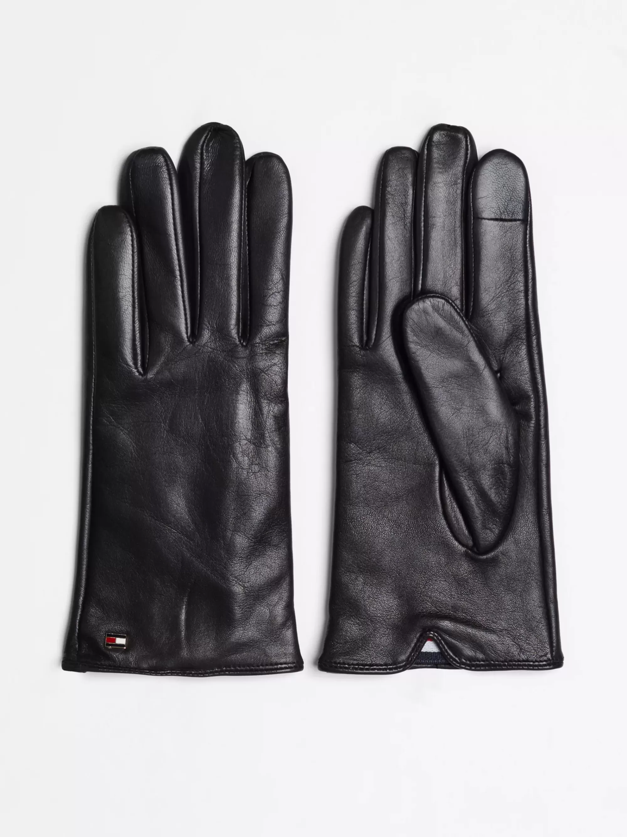 Mutsen & Sjaals | Handschoenen*Tommy Hilfiger Cadeauset Met Leren Handschoenen BLACK