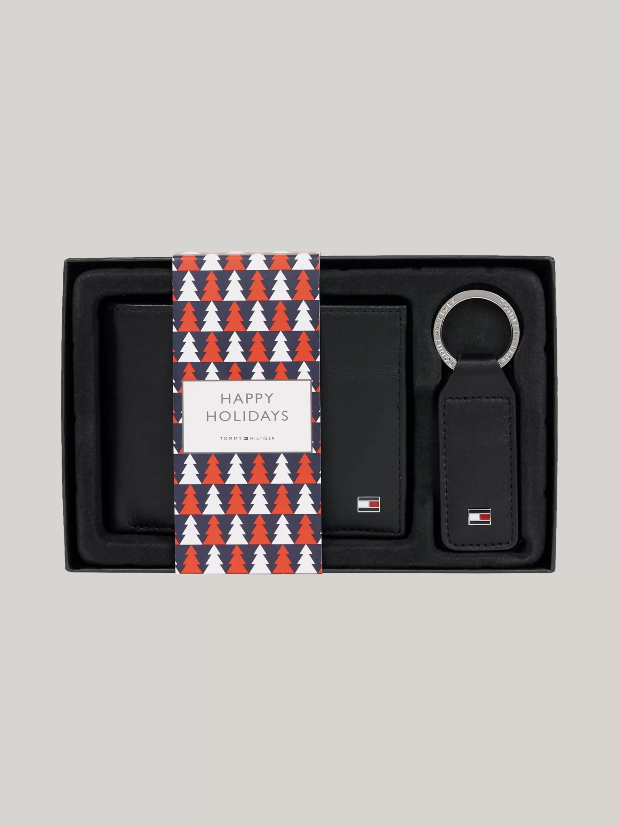 Portemonnees & Sleutelhangers*Tommy Hilfiger Cadeauset Met Portemonnee En Sleutelhanger BLACK