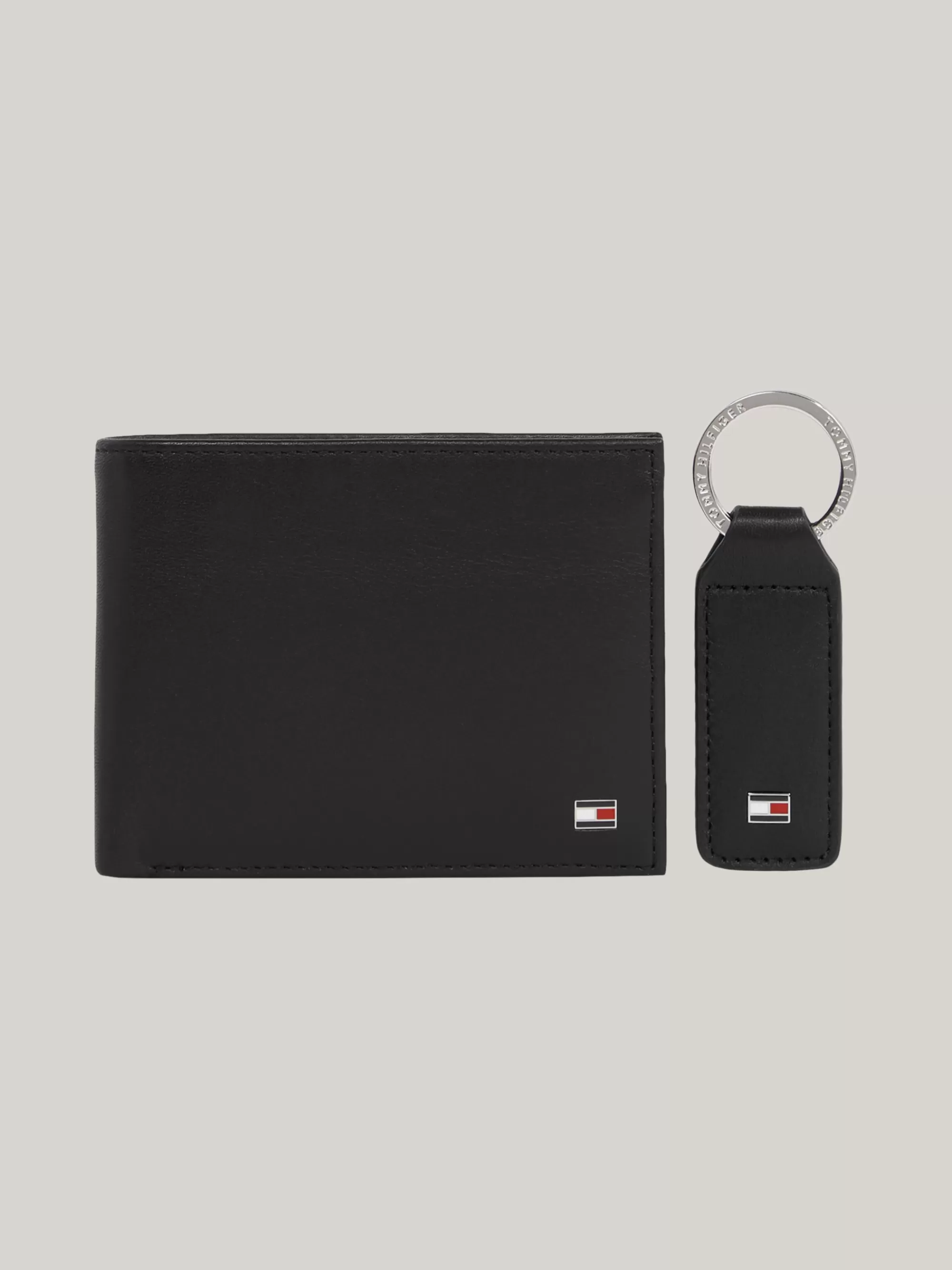 Portemonnees & Sleutelhangers*Tommy Hilfiger Cadeauset Met Portemonnee En Sleutelhanger BLACK