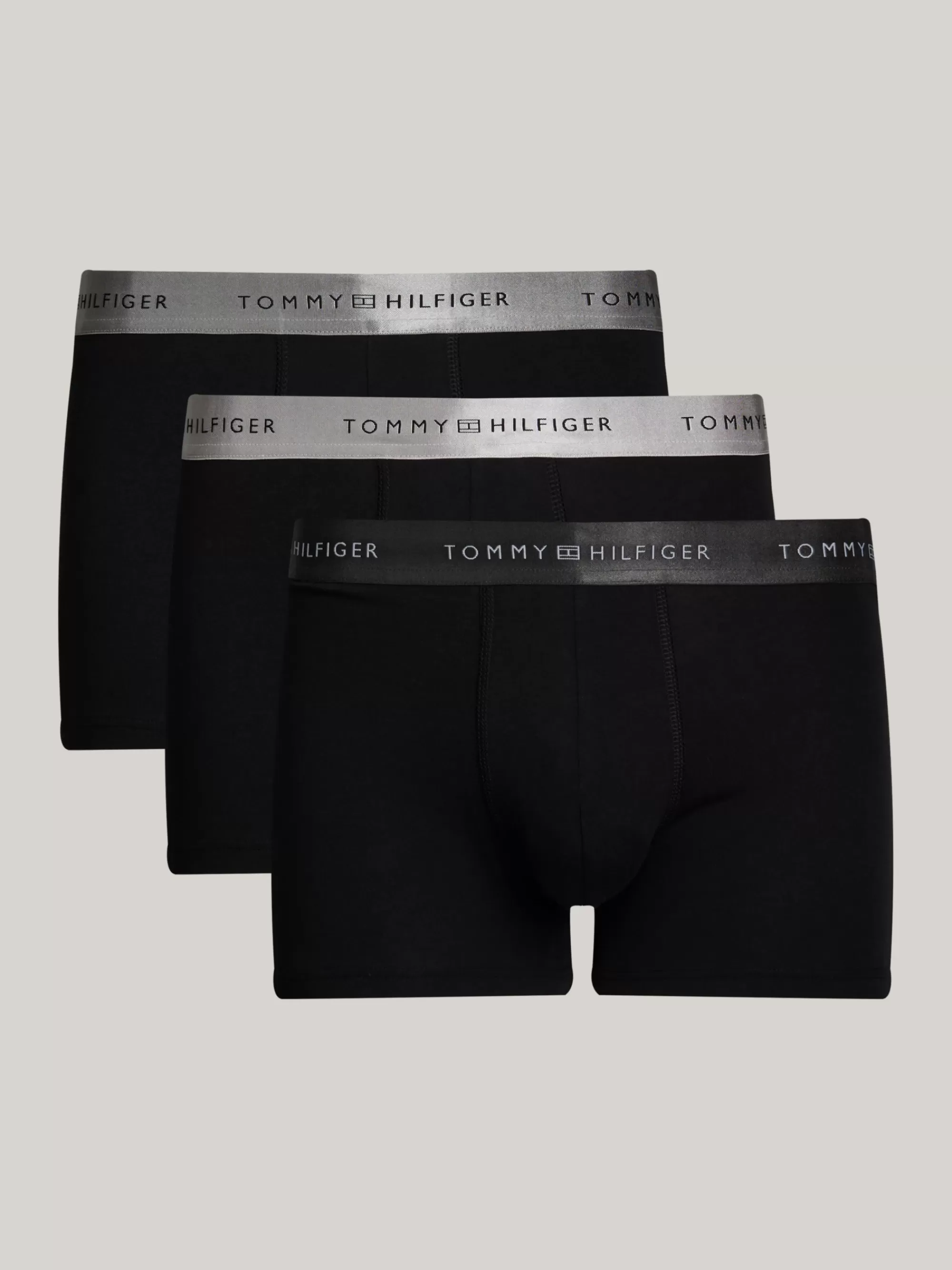 Ondergoed*Tommy Hilfiger Cadeauset Van 3 Boxershorts Met Metallic Logo LIGHT CAST/ANTIQUE SILVER/DARK ASH