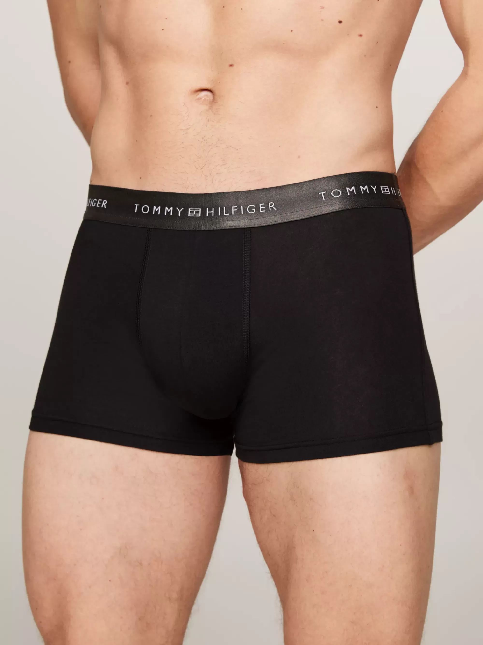 Ondergoed*Tommy Hilfiger Cadeauset Van 3 Boxershorts Met Metallic Logo LIGHT CAST/ANTIQUE SILVER/DARK ASH