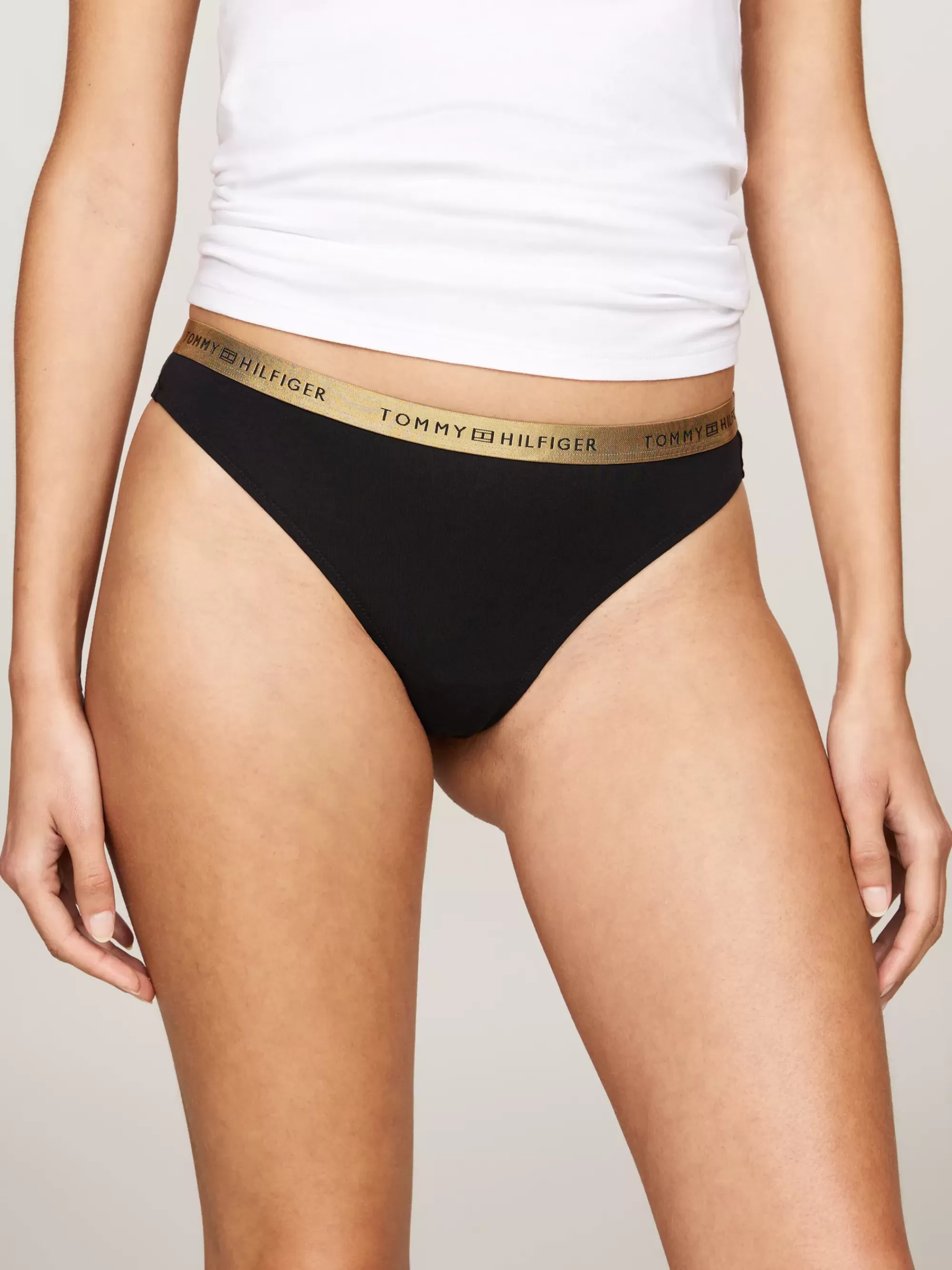 Slips | Lingerie*Tommy Hilfiger Cadeauset Van 5 Strings Met Logoband BLACK/IVORY/ROUGE/BLACK/IVORY