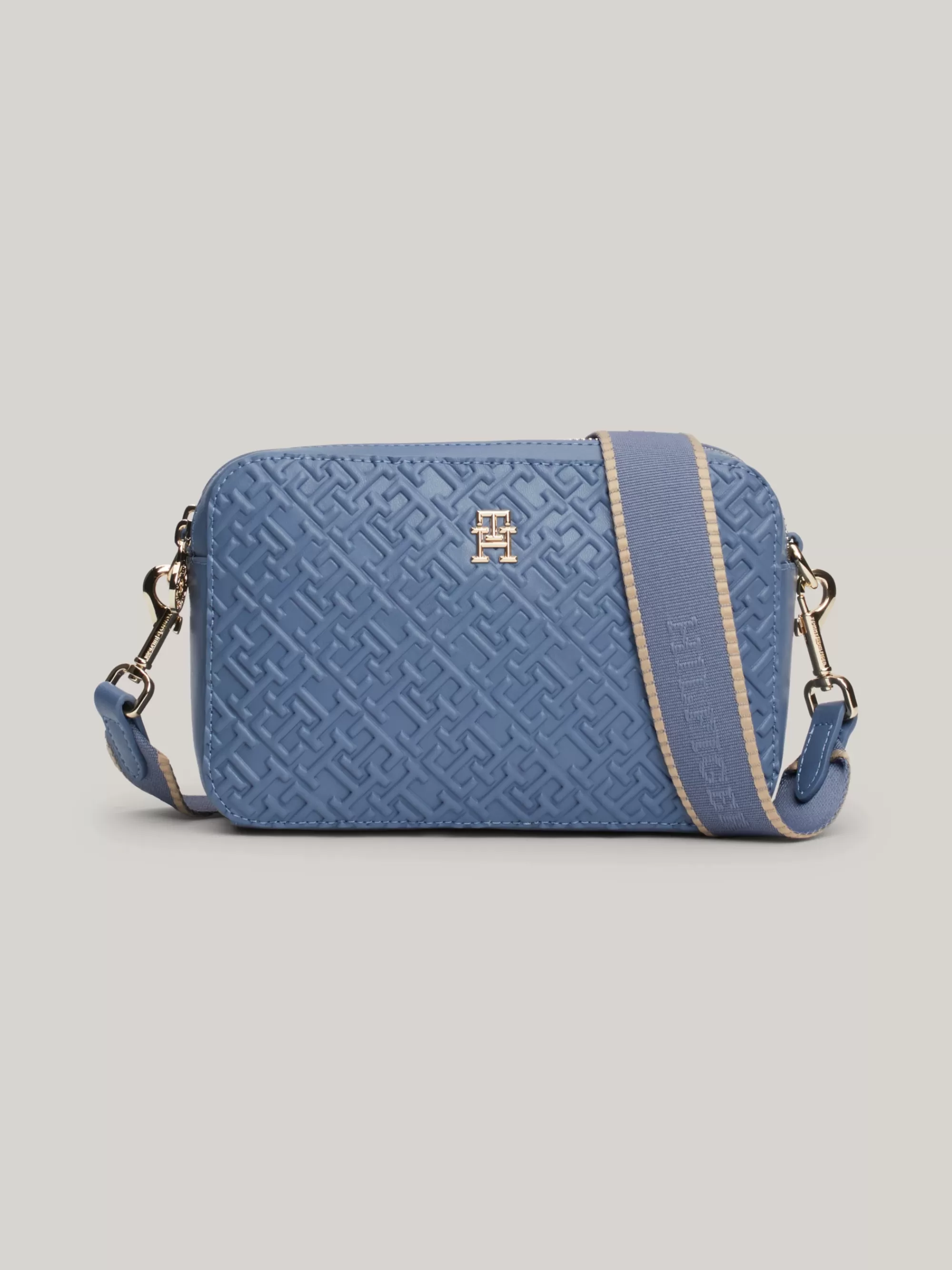 Crossbodytassen*Tommy Hilfiger Cameratas Met TH-monogram In Reliëf FADED INK