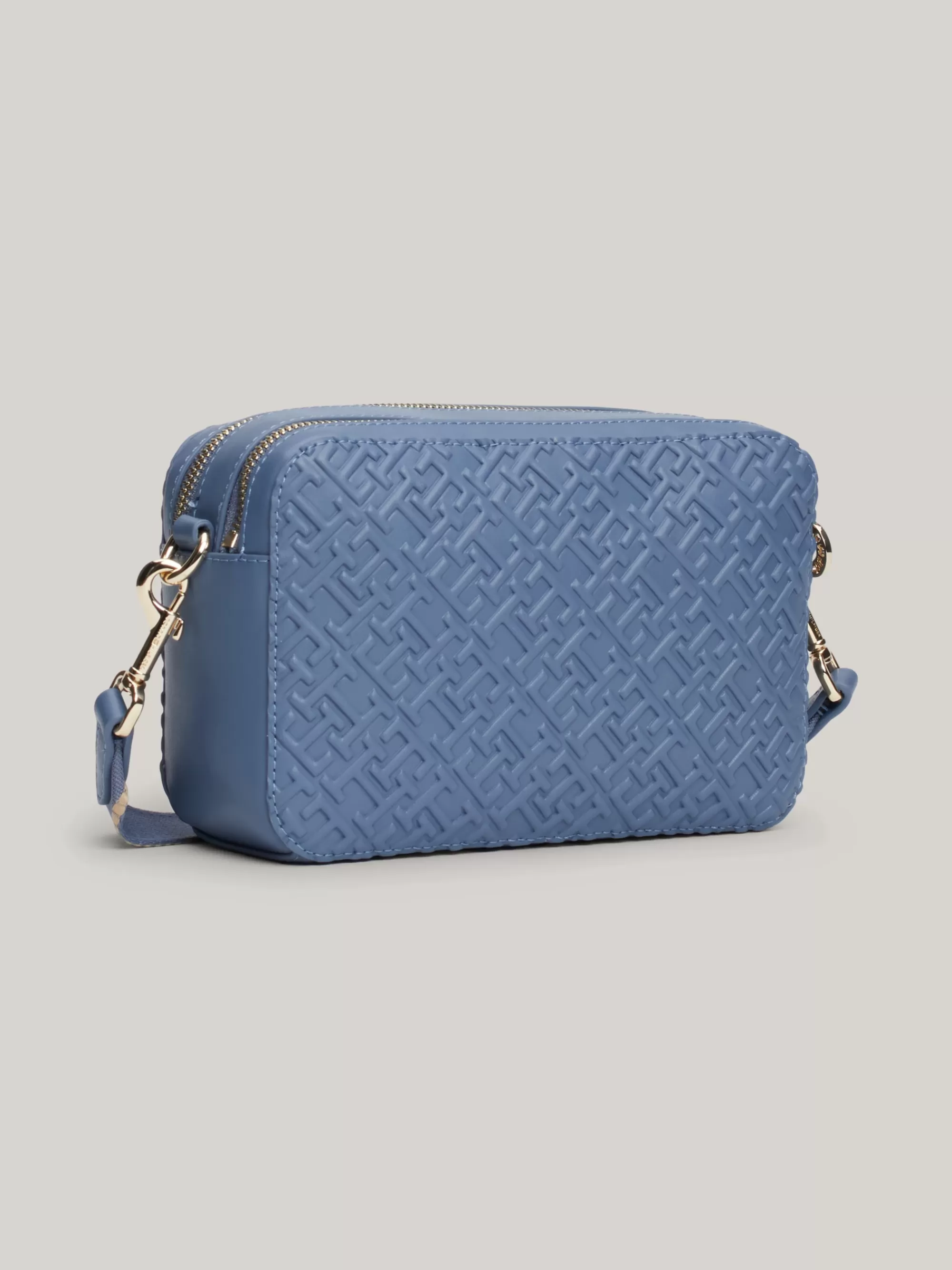 Crossbodytassen*Tommy Hilfiger Cameratas Met TH-monogram In Reliëf FADED INK