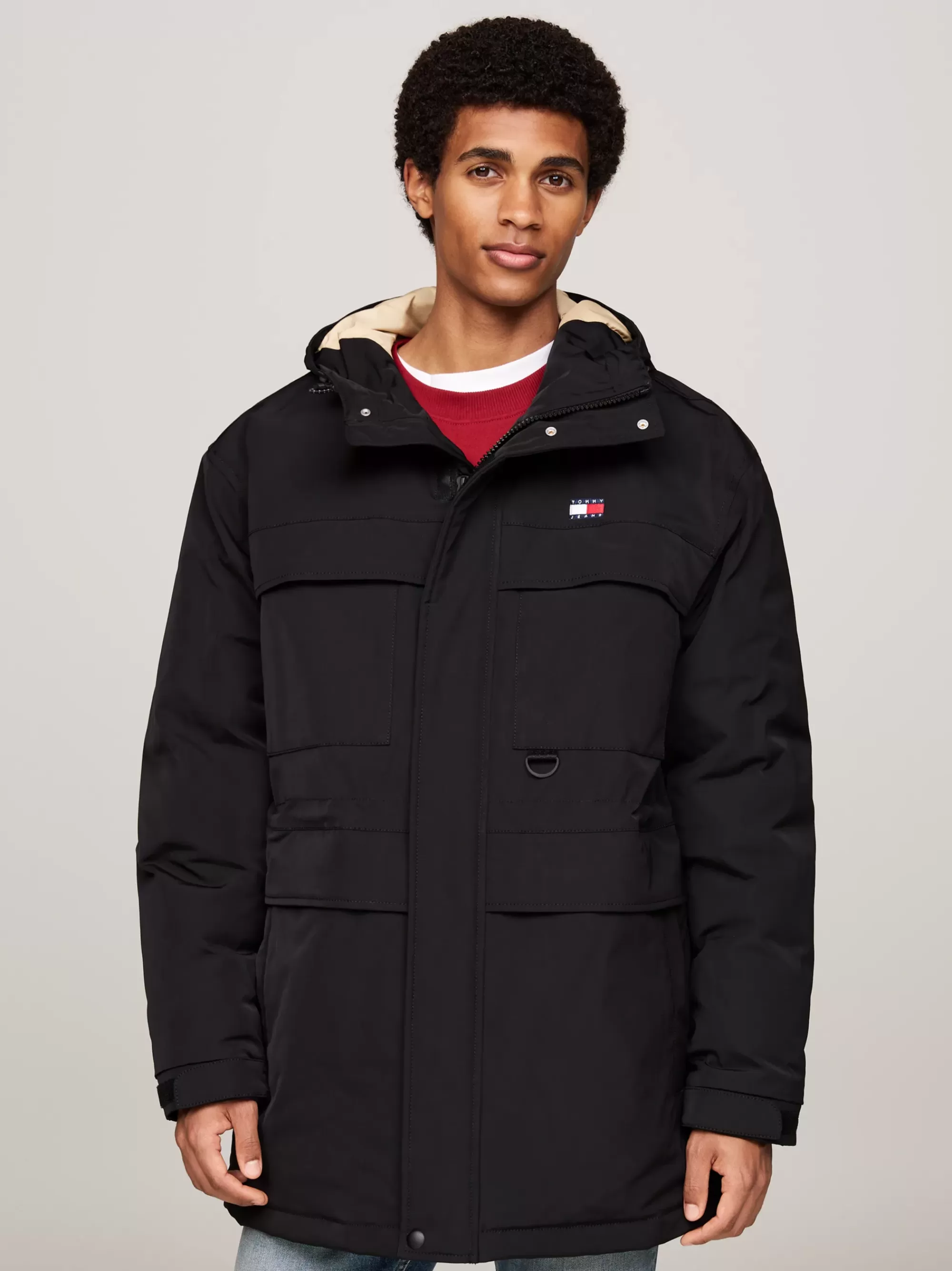 Jassen & Jacks*Tommy Hilfiger Canvas Donsparka BLACK