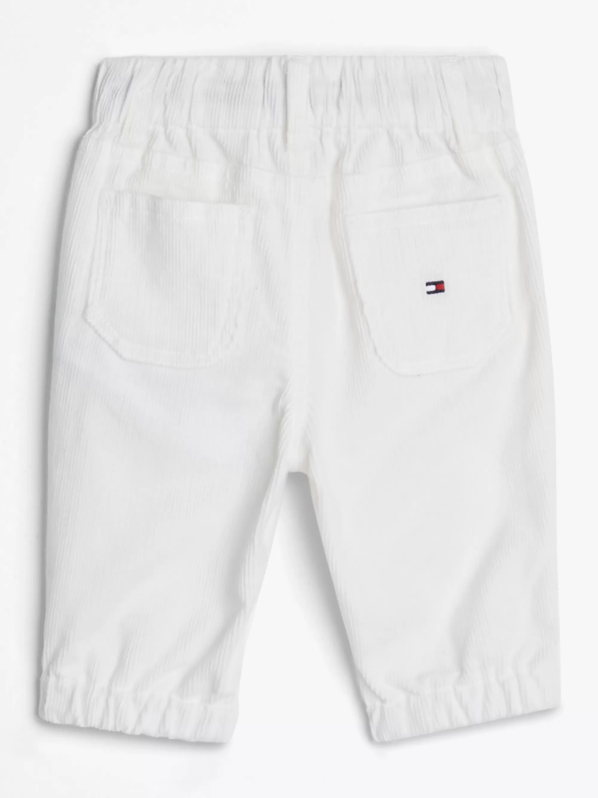 Meisjes | Jongens*Tommy Hilfiger Cargobroek Van Corduroy Met Trekkoord ANCIENT WHITE