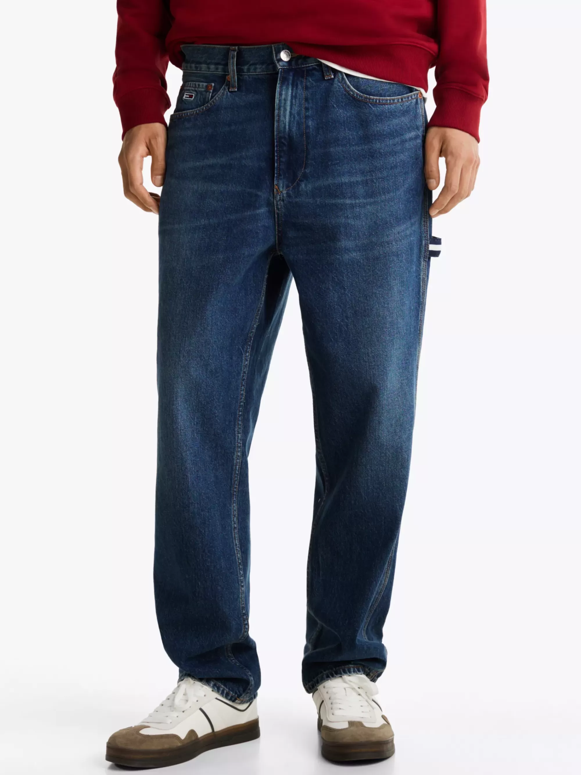 Jeans*Tommy Hilfiger Carpenter Skater Jeans Met Utility-zak DENIM DARK