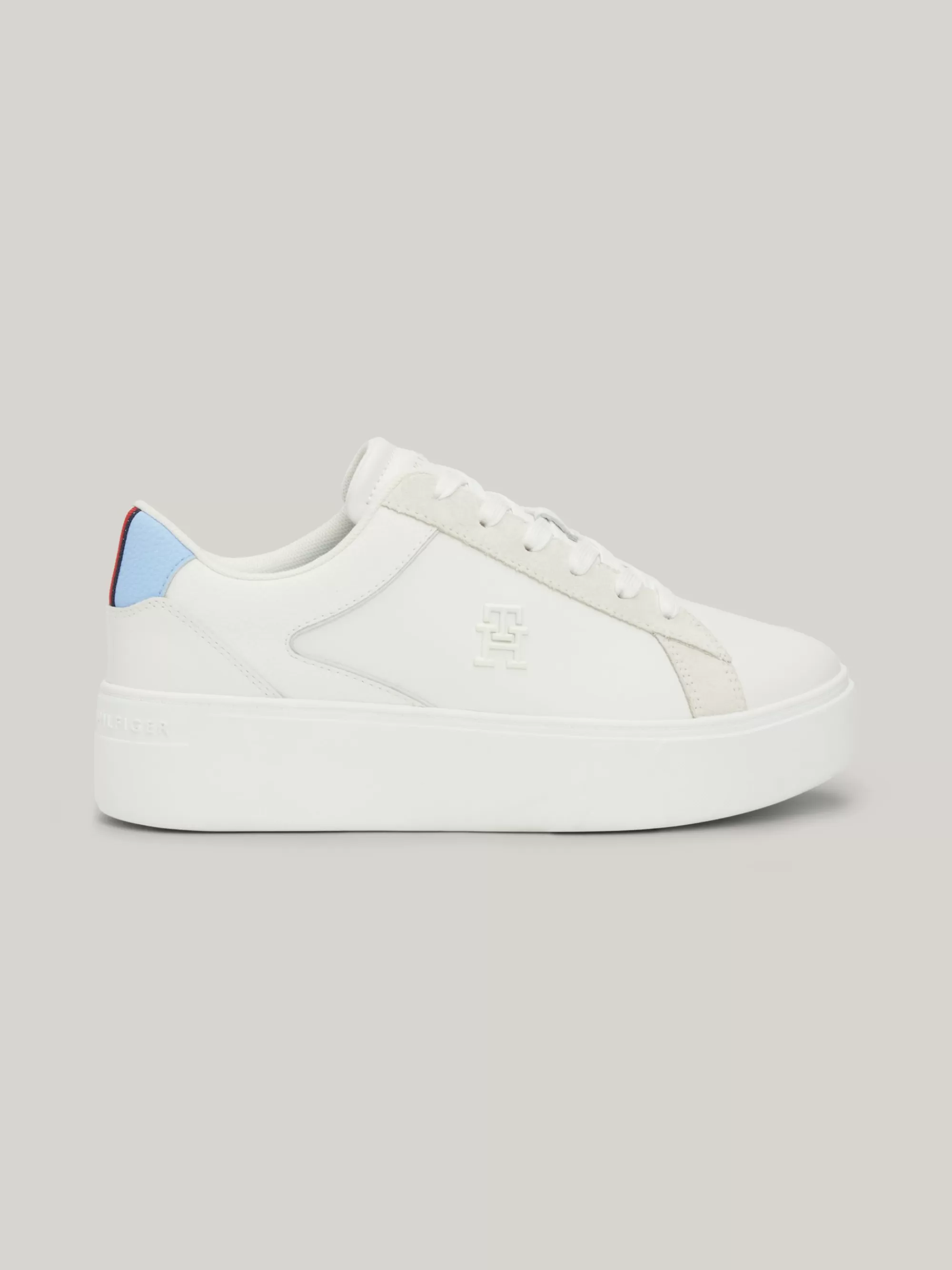 Sneakers*Tommy Hilfiger Casual Chic Platformsneaker ECRU/VESSEL BLUE