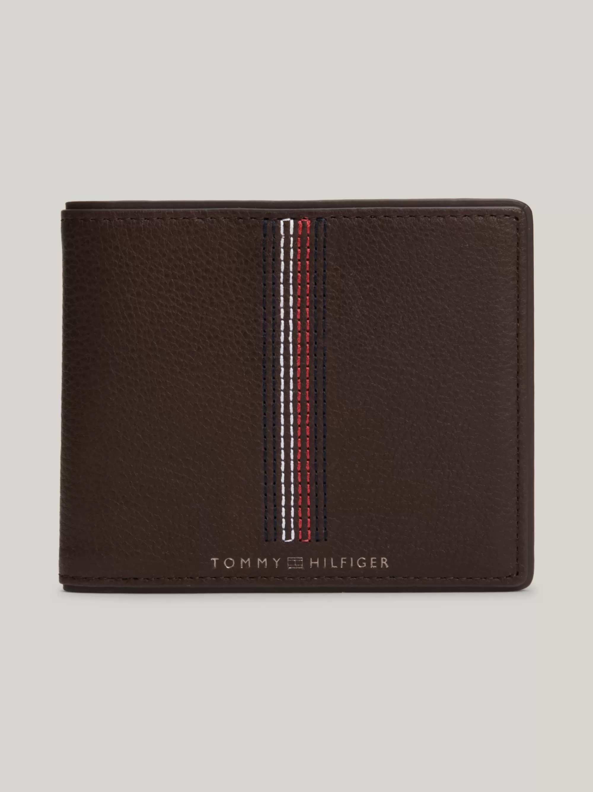 Portemonnees & Sleutelhangers*Tommy Hilfiger Casual Leren Bifold Portemonnee COFFEE BEAN