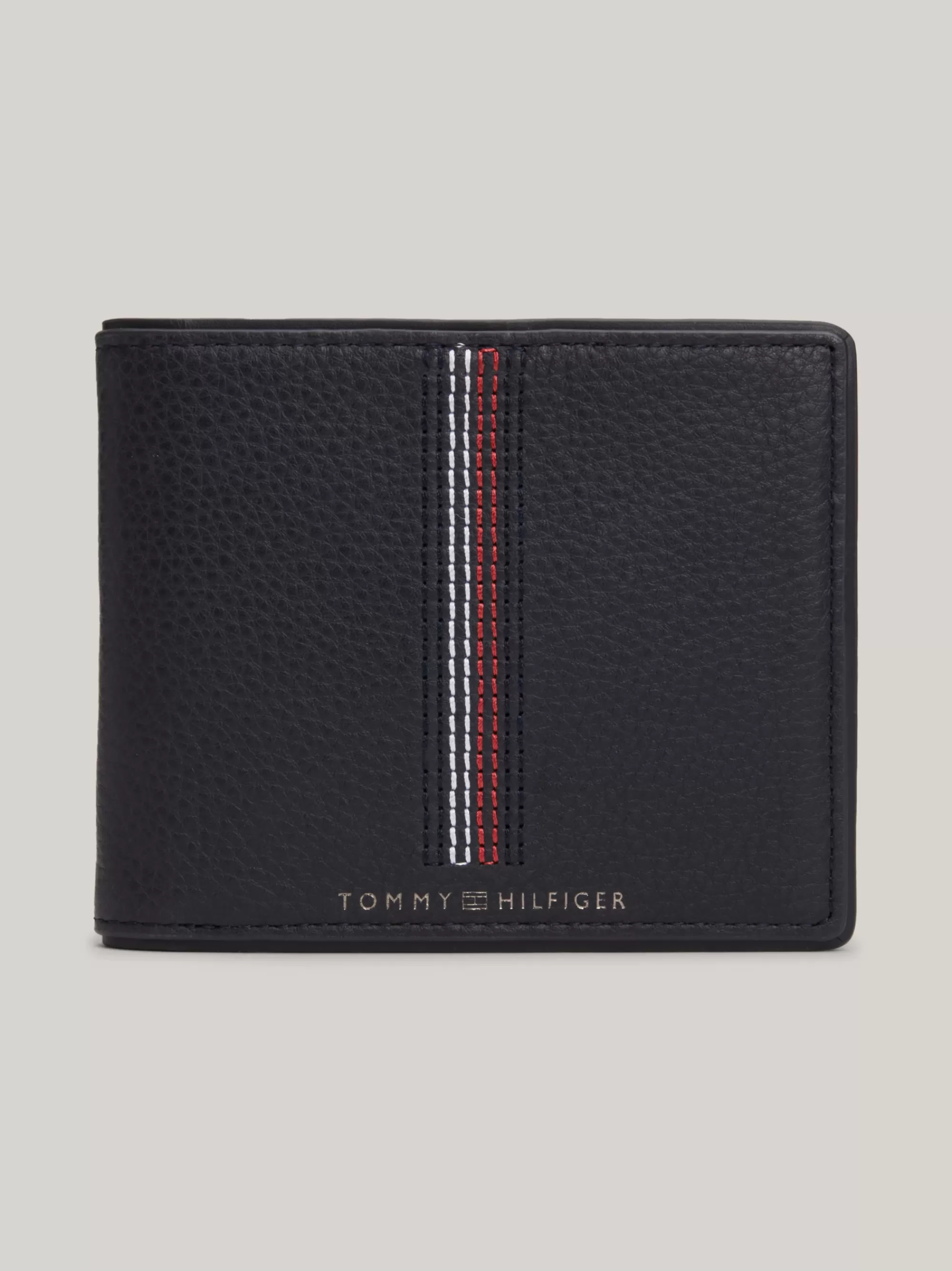 Portemonnees & Sleutelhangers*Tommy Hilfiger Casual Leren Bifold Portemonnee SPACE BLUE