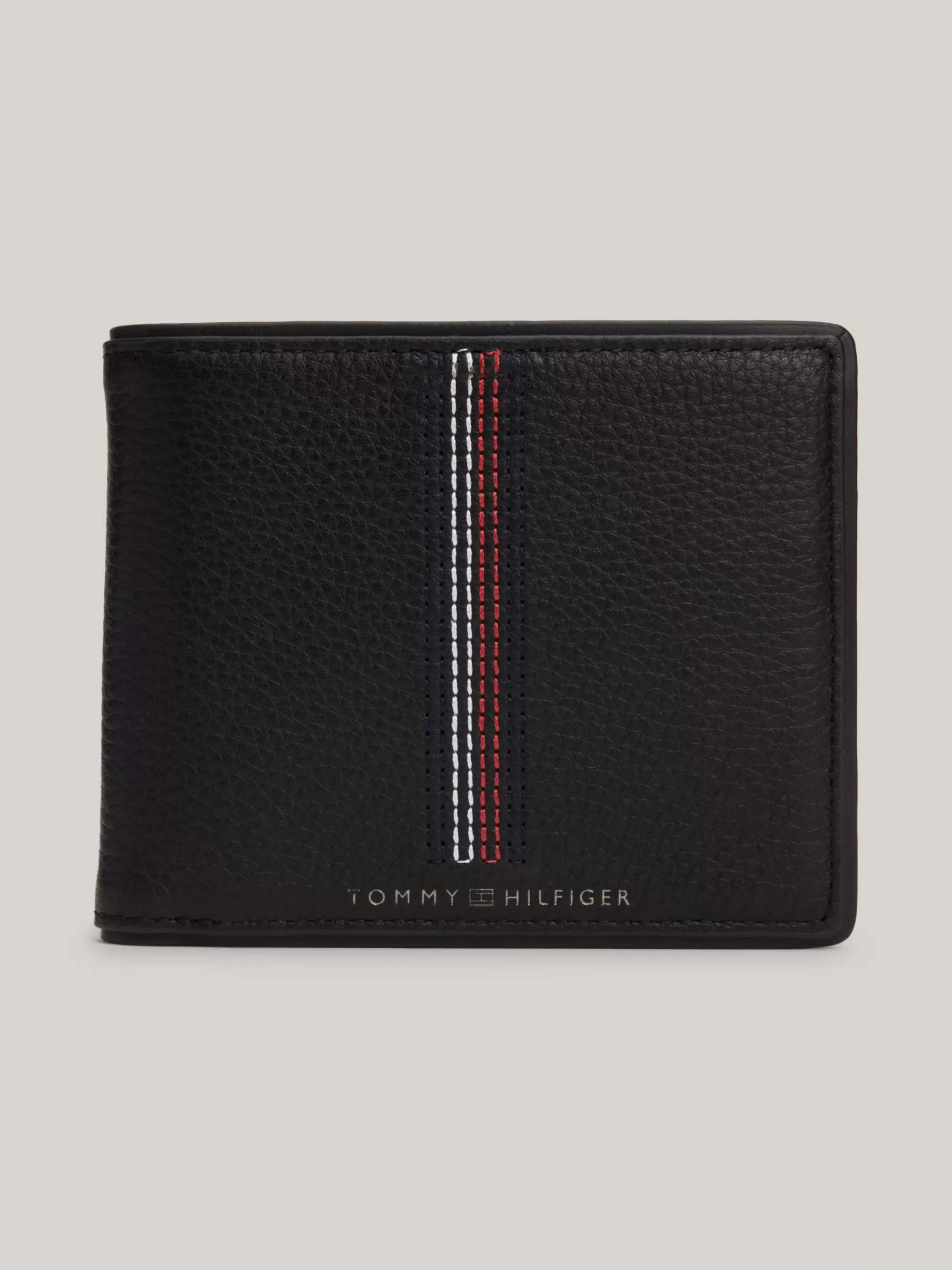 Portemonnees & Sleutelhangers*Tommy Hilfiger Casual Leren Bifold Portemonnee BLACK