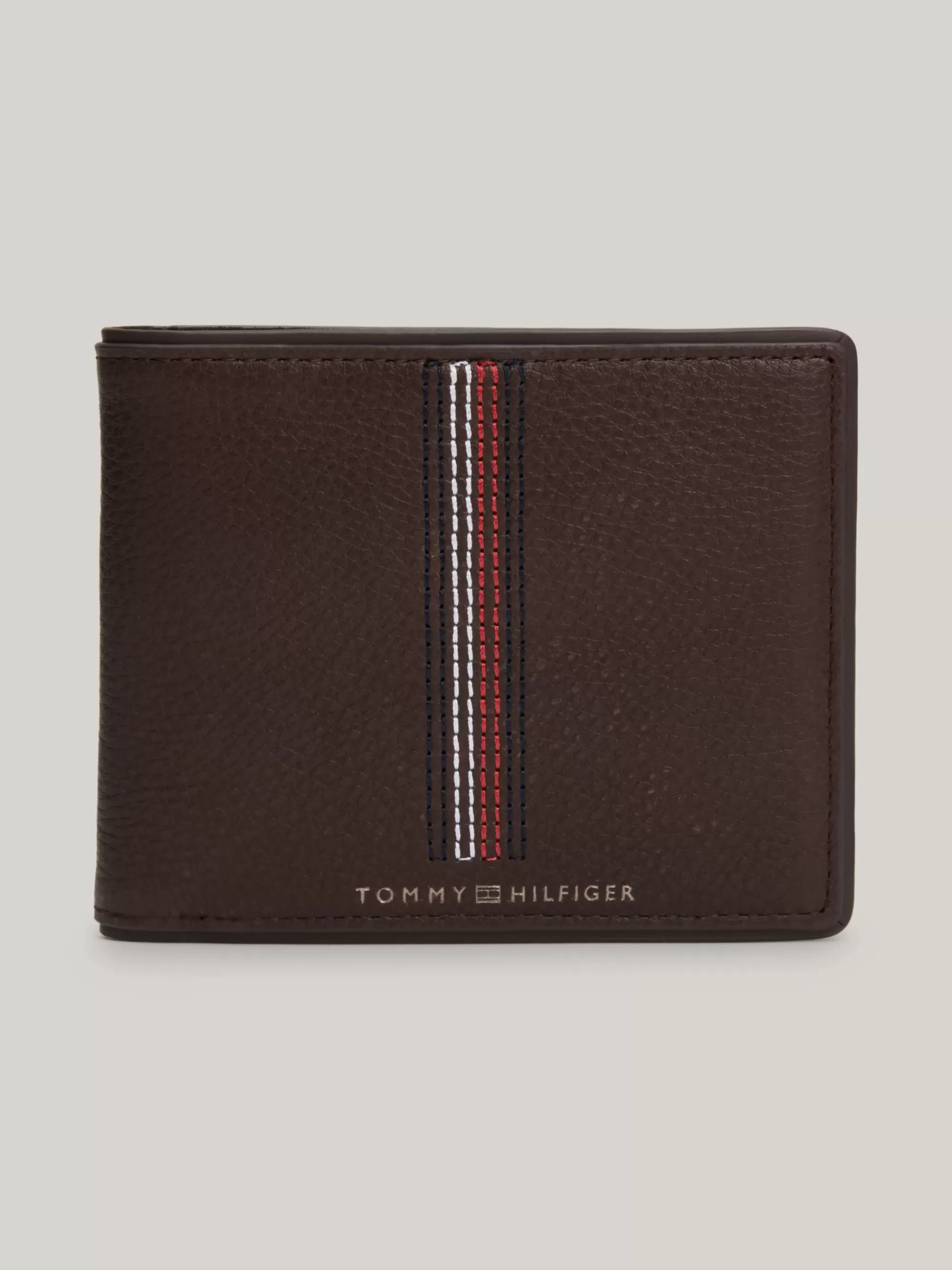 Portemonnees & Sleutelhangers*Tommy Hilfiger Casual Leren Bifold Portemonnee COFFEE BEAN
