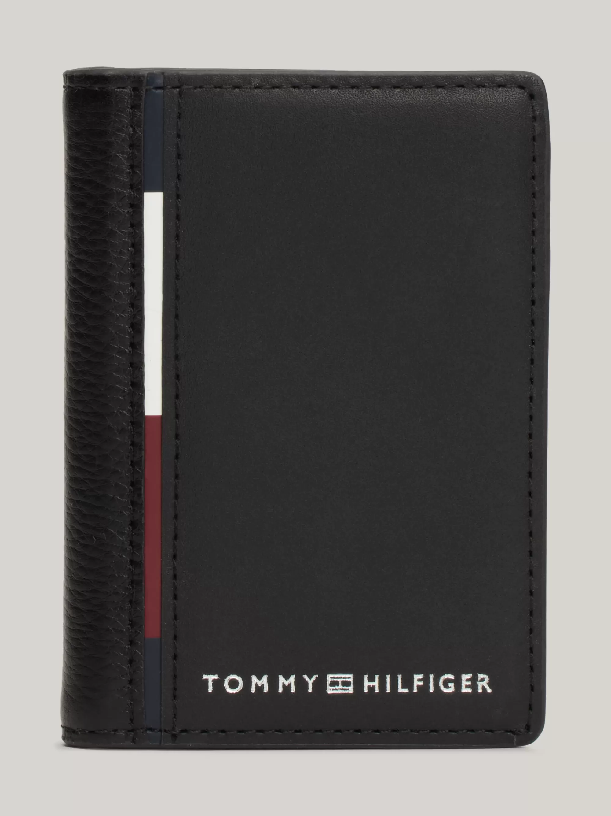Portemonnees & Sleutelhangers*Tommy Hilfiger Casual Leren Bifold Portemonnee BLACK