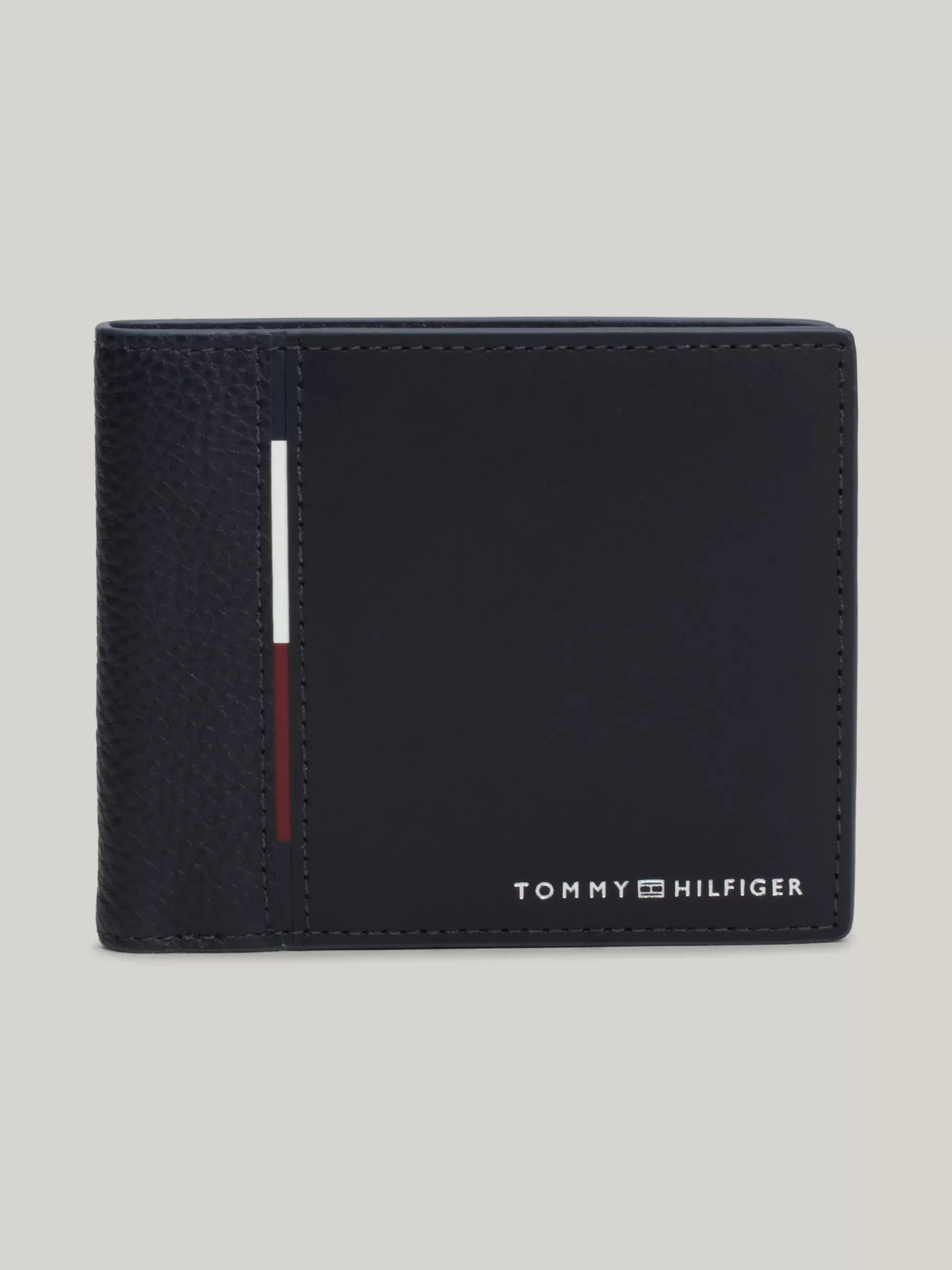 Portemonnees & Sleutelhangers*Tommy Hilfiger Casual Leren Creditcard- En Muntportemonnee SPACE BLUE