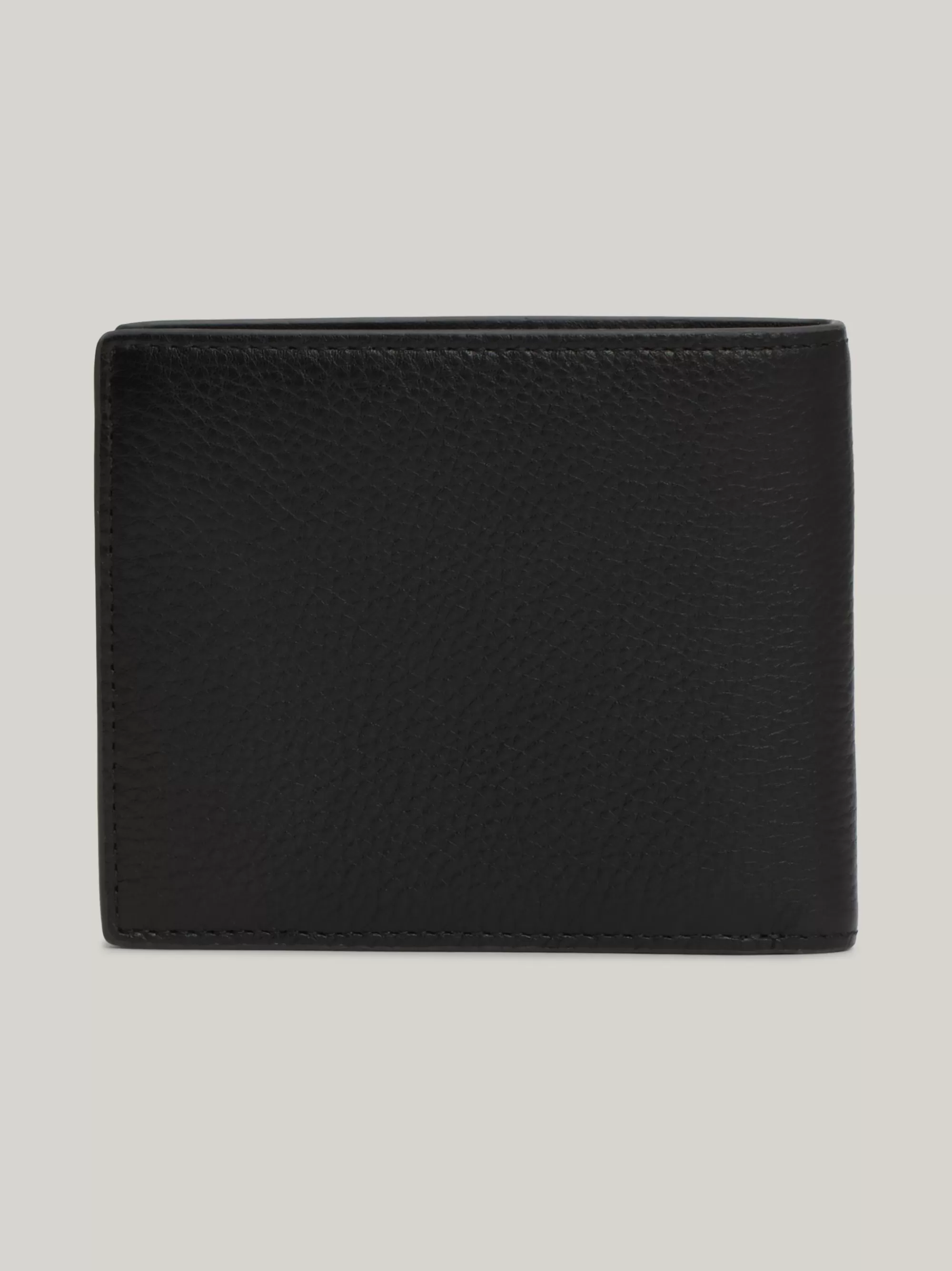 Portemonnees & Sleutelhangers*Tommy Hilfiger Casual Leren Creditcard- En Muntportemonnee BLACK