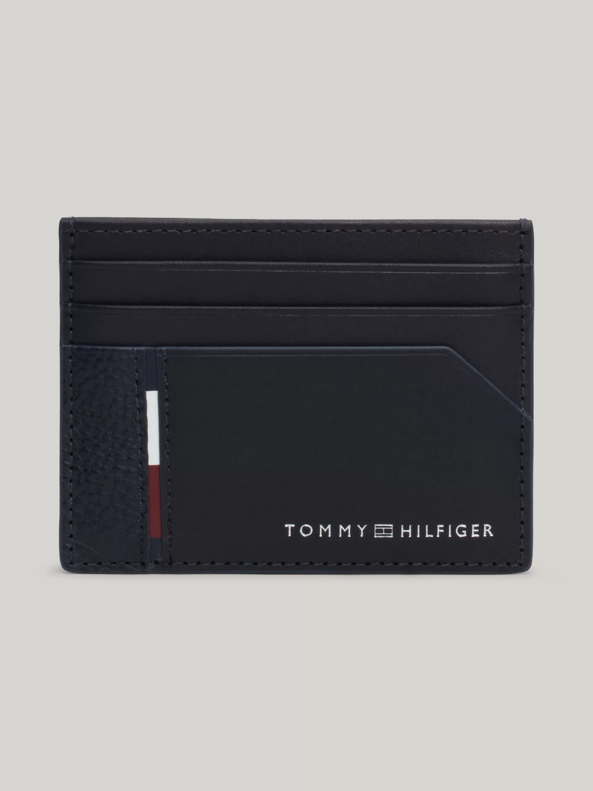 Portemonnees & Sleutelhangers*Tommy Hilfiger Casual Leren Creditcardhouder SPACE BLUE
