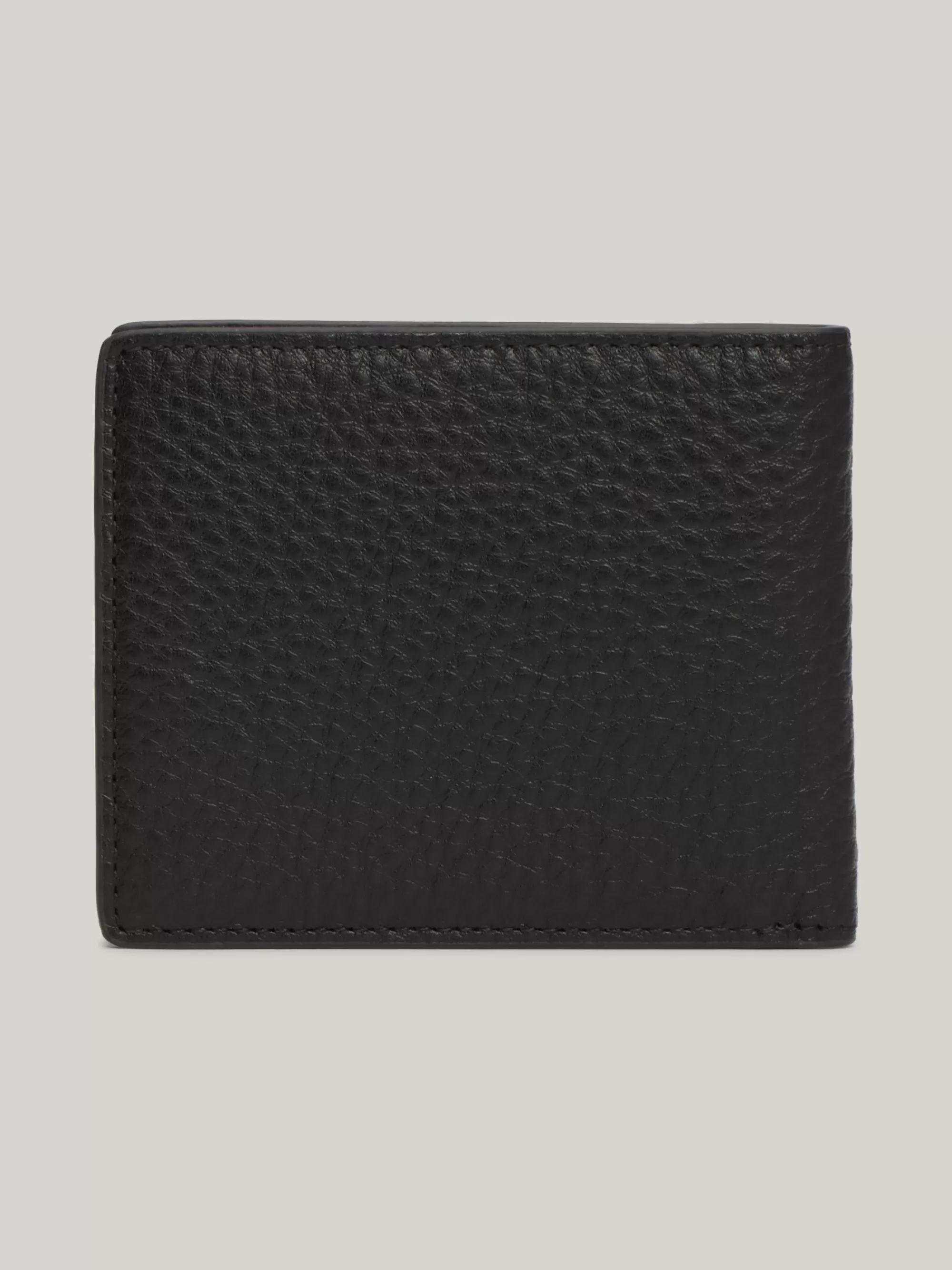 Portemonnees & Sleutelhangers*Tommy Hilfiger Casual Leren Creditcardportemonnee BLACK