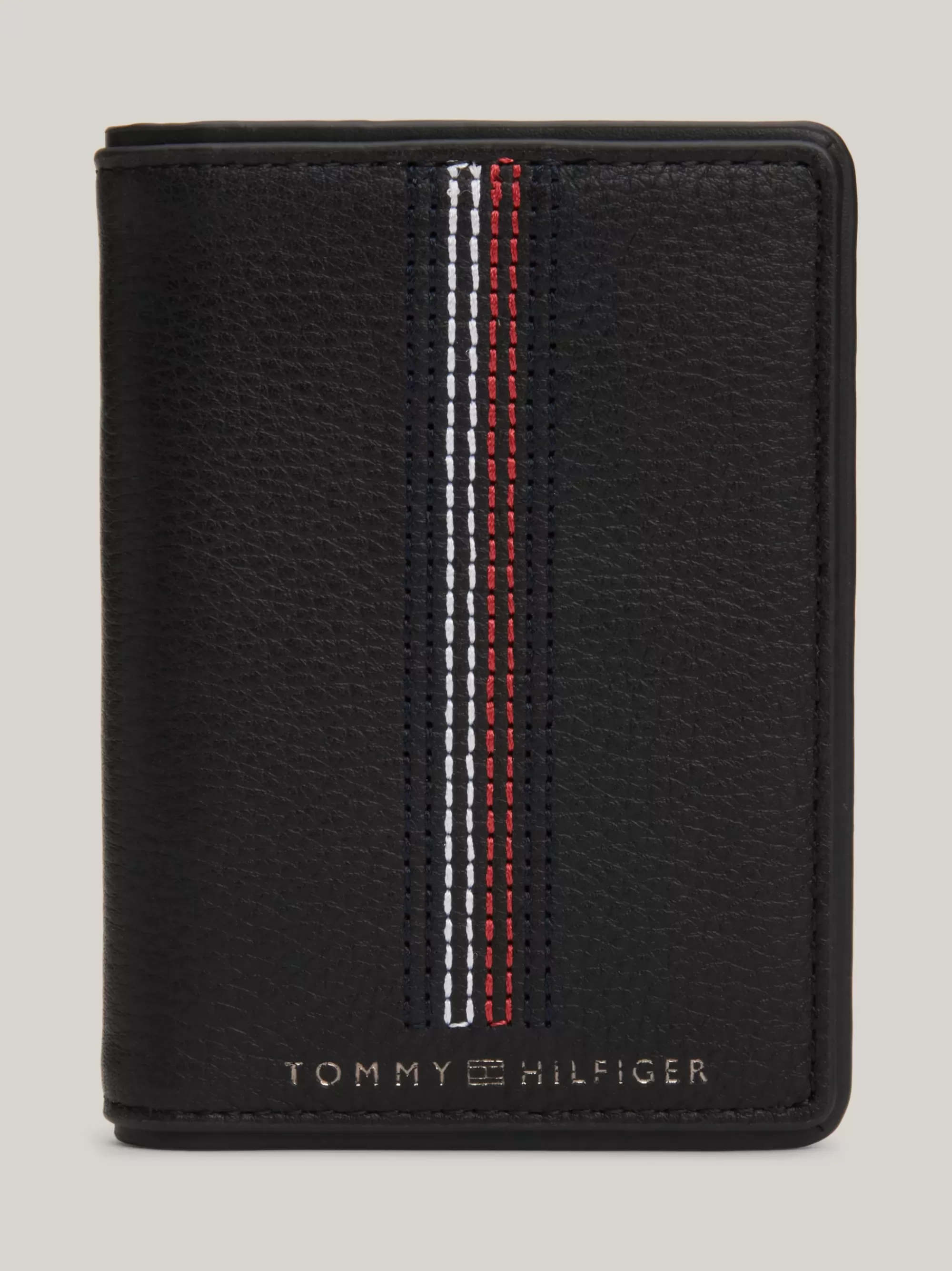 Portemonnees & Sleutelhangers*Tommy Hilfiger Casual Leren Portemonnee BLACK