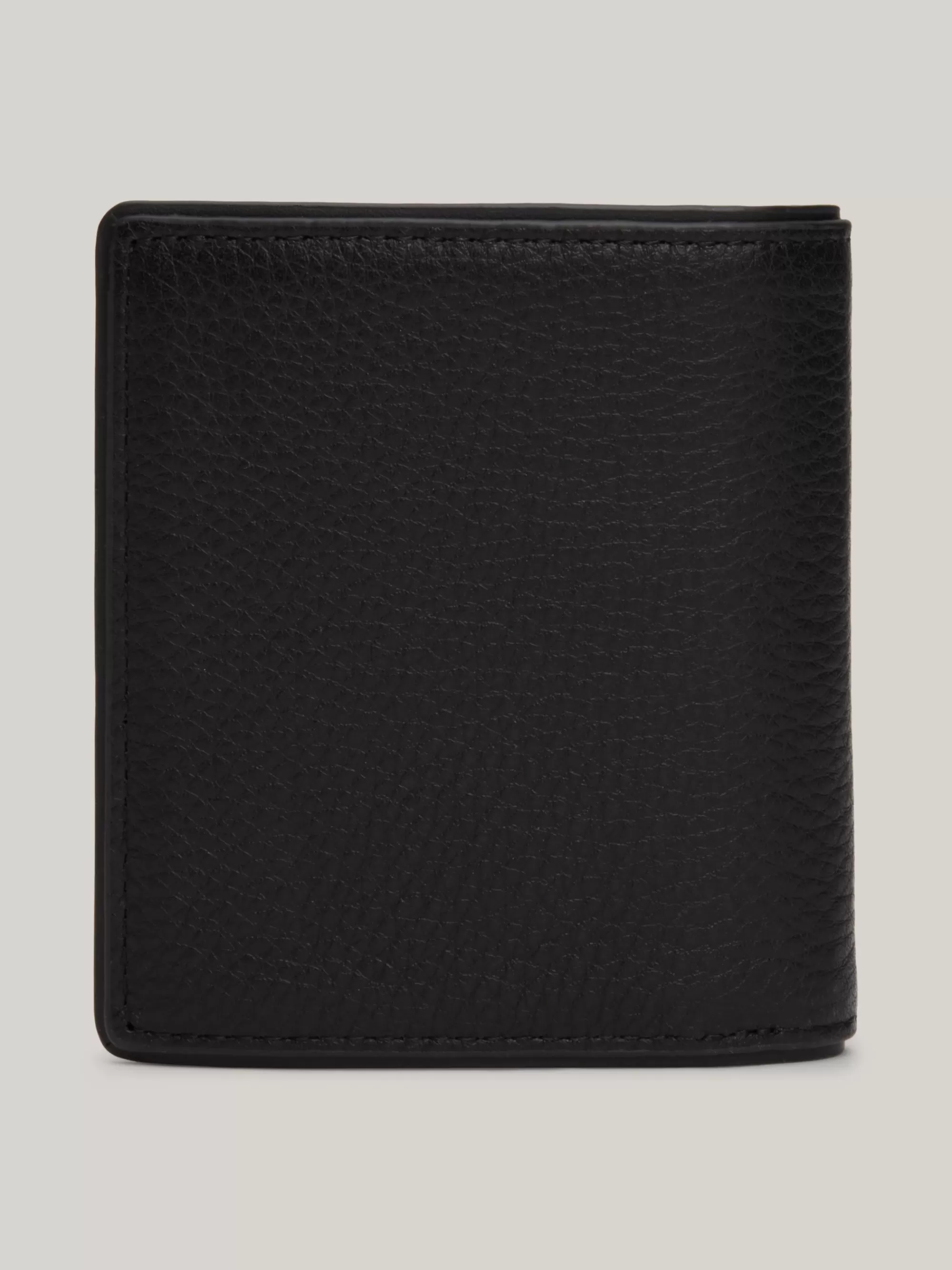 Portemonnees & Sleutelhangers*Tommy Hilfiger Casual Leren Trifold Portemonnee BLACK