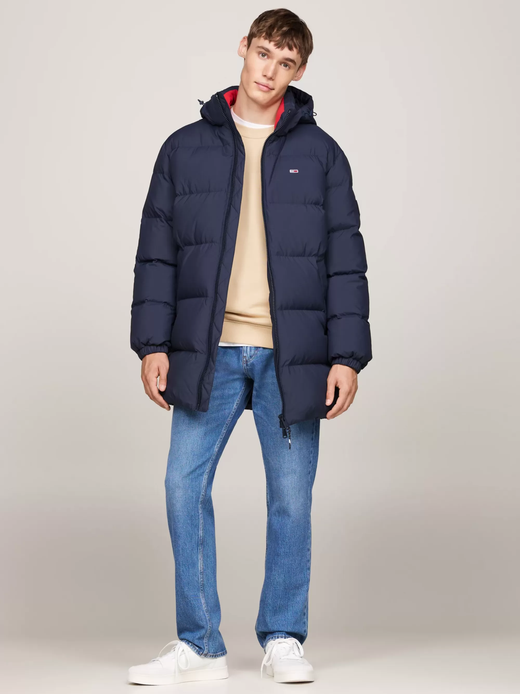 Jassen & Jacks*Tommy Hilfiger Casual Parka Met Capuchon En Dons DARK NIGHT NAVY