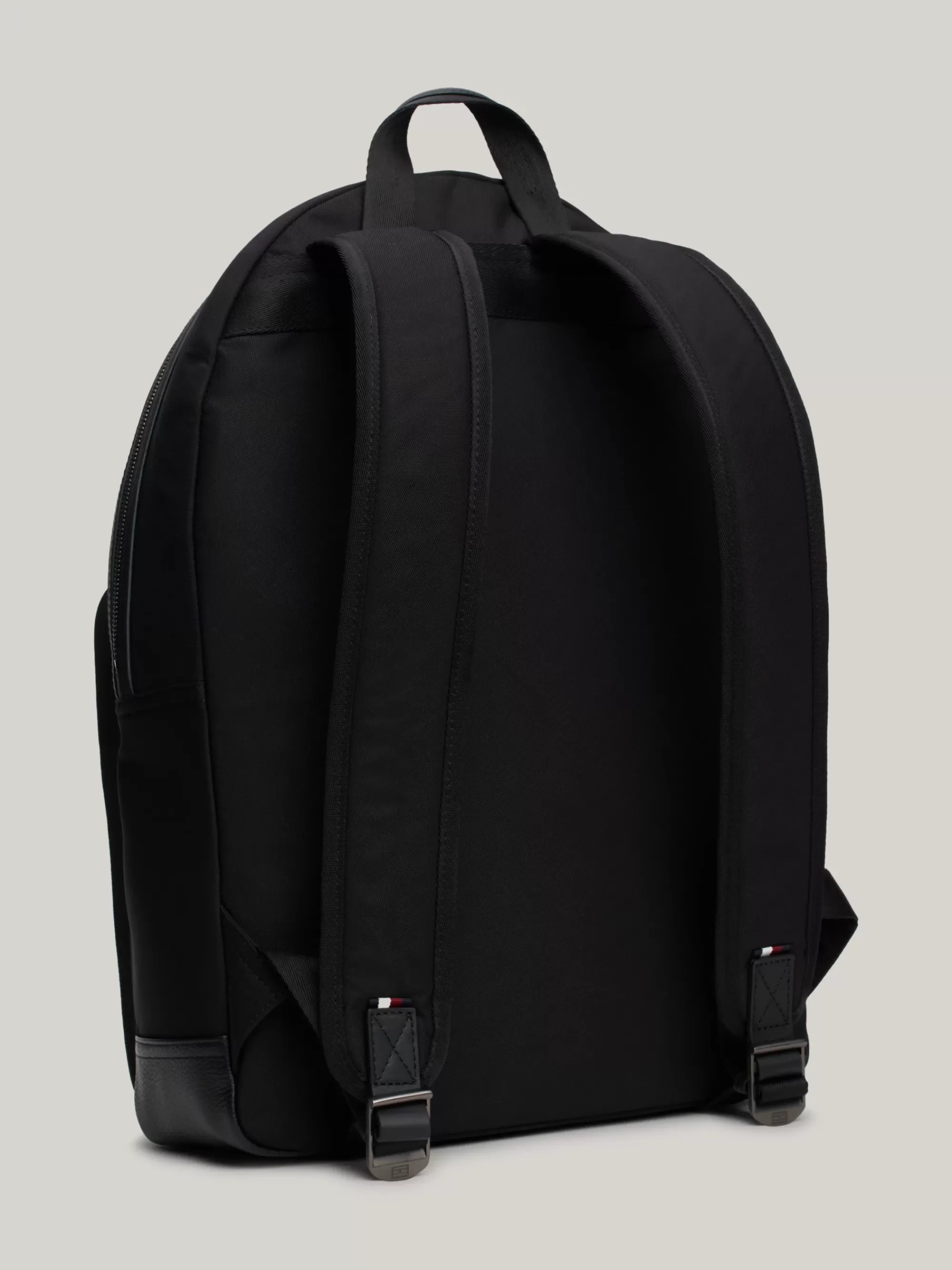 Rugzakken*Tommy Hilfiger Casual Rugzak Met Rond Design En Logopatch BLACK