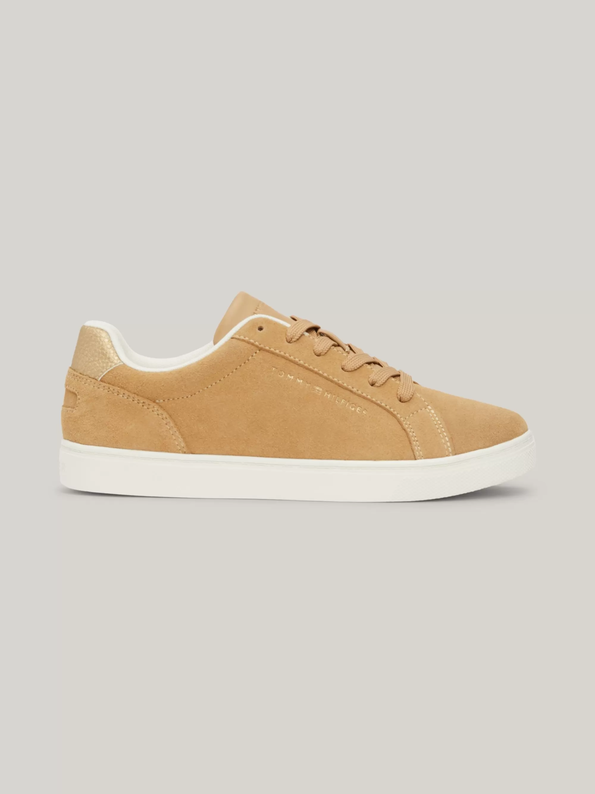 Sneakers*Tommy Hilfiger Casual Sneaker Van Suède CLASSIC KHAKI