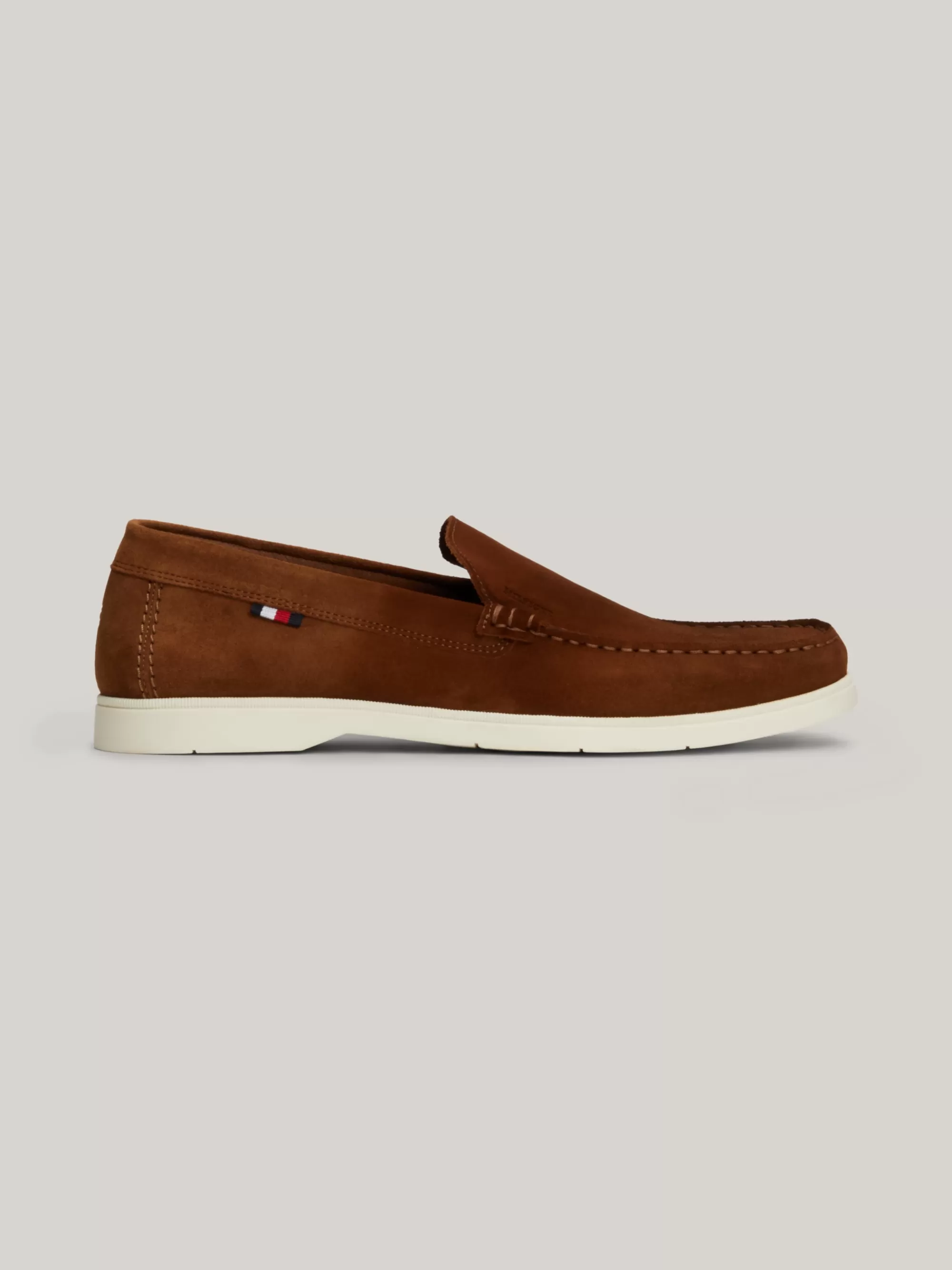 Instappers | Lage Schoenen*Tommy Hilfiger Casual Suède Loafer Met Contrasterende Zool COCONUT GROVE