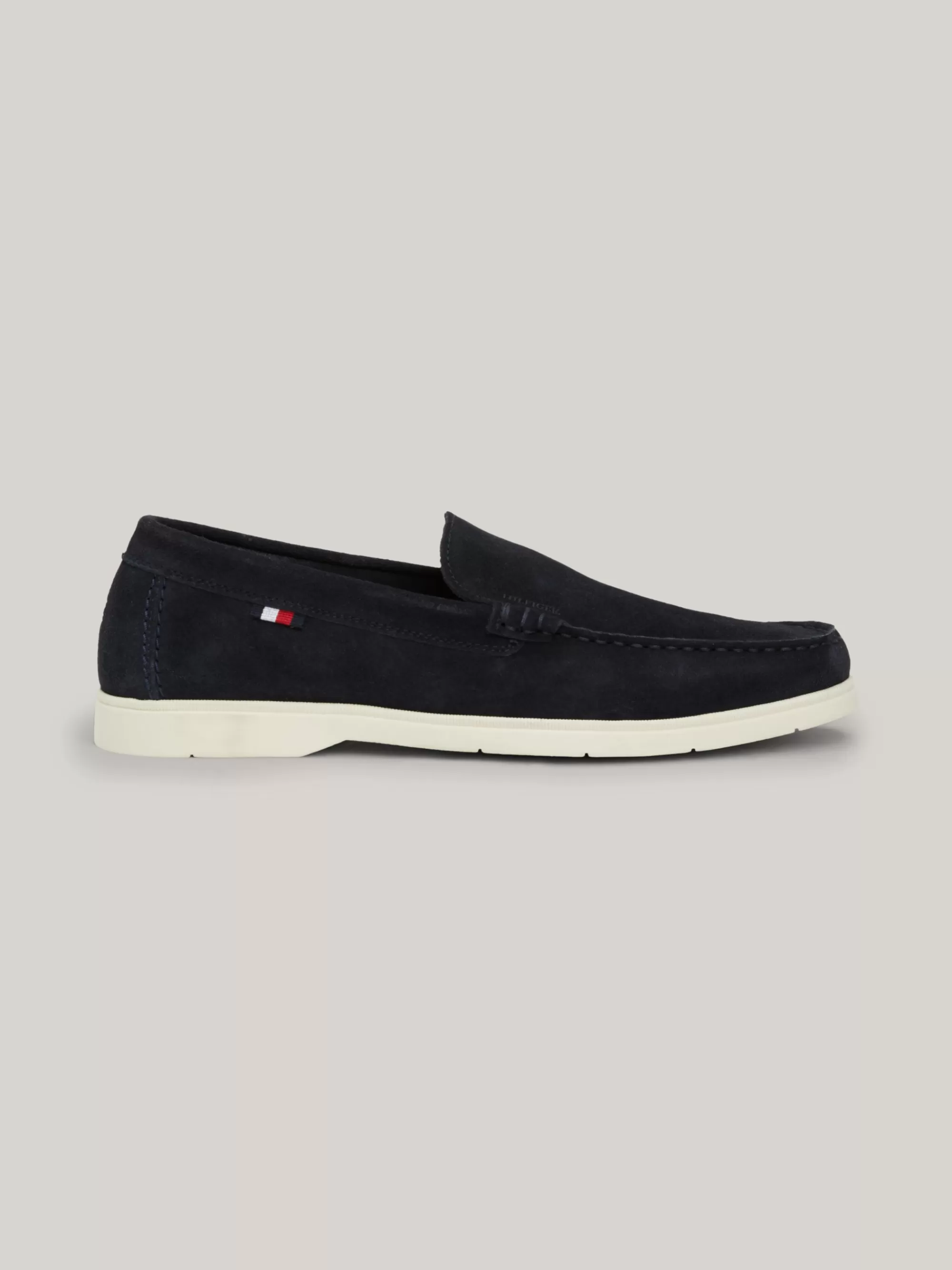 Instappers | Lage Schoenen*Tommy Hilfiger Casual Suède Loafer Met Contrasterende Zool DESERT SKY