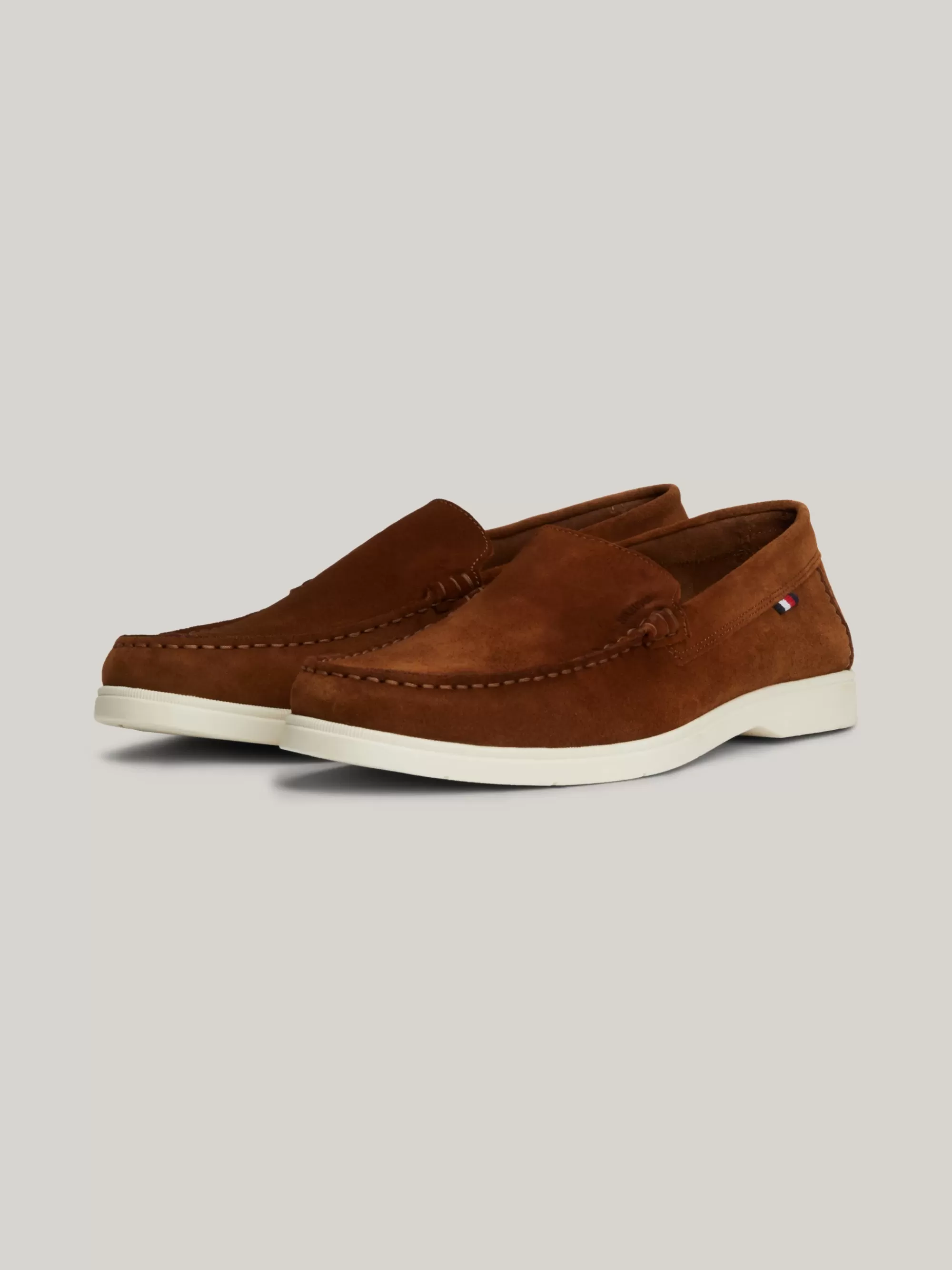 Instappers | Lage Schoenen*Tommy Hilfiger Casual Suède Loafer Met Contrasterende Zool COCONUT GROVE