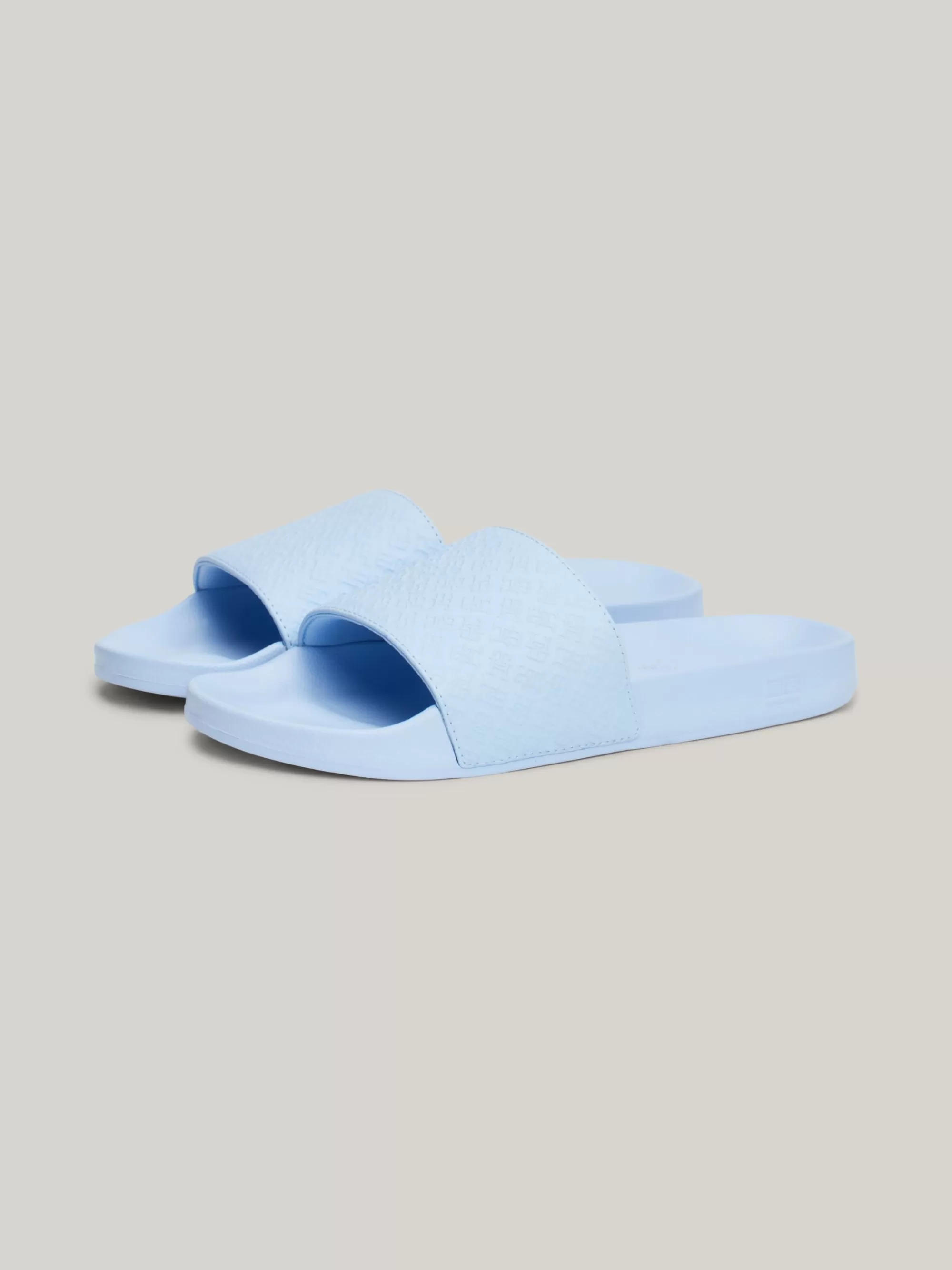 Sandalen*Tommy Hilfiger Casual-chique Badslipper Met TH-monogram VESSEL BLUE