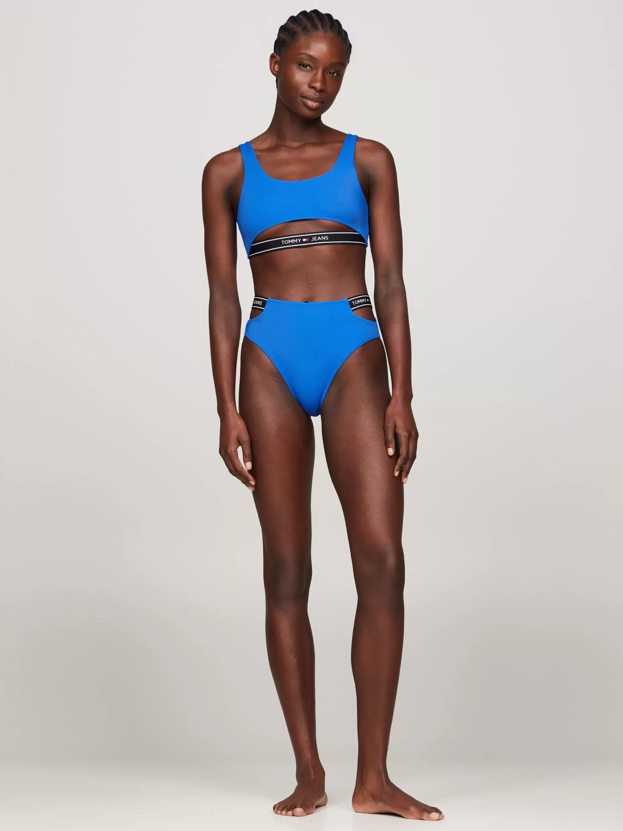 Swimwear*Tommy Hilfiger Cheeky Bikinibroekje Met Cut-out En Hoge Taille PERSIAN BLUE
